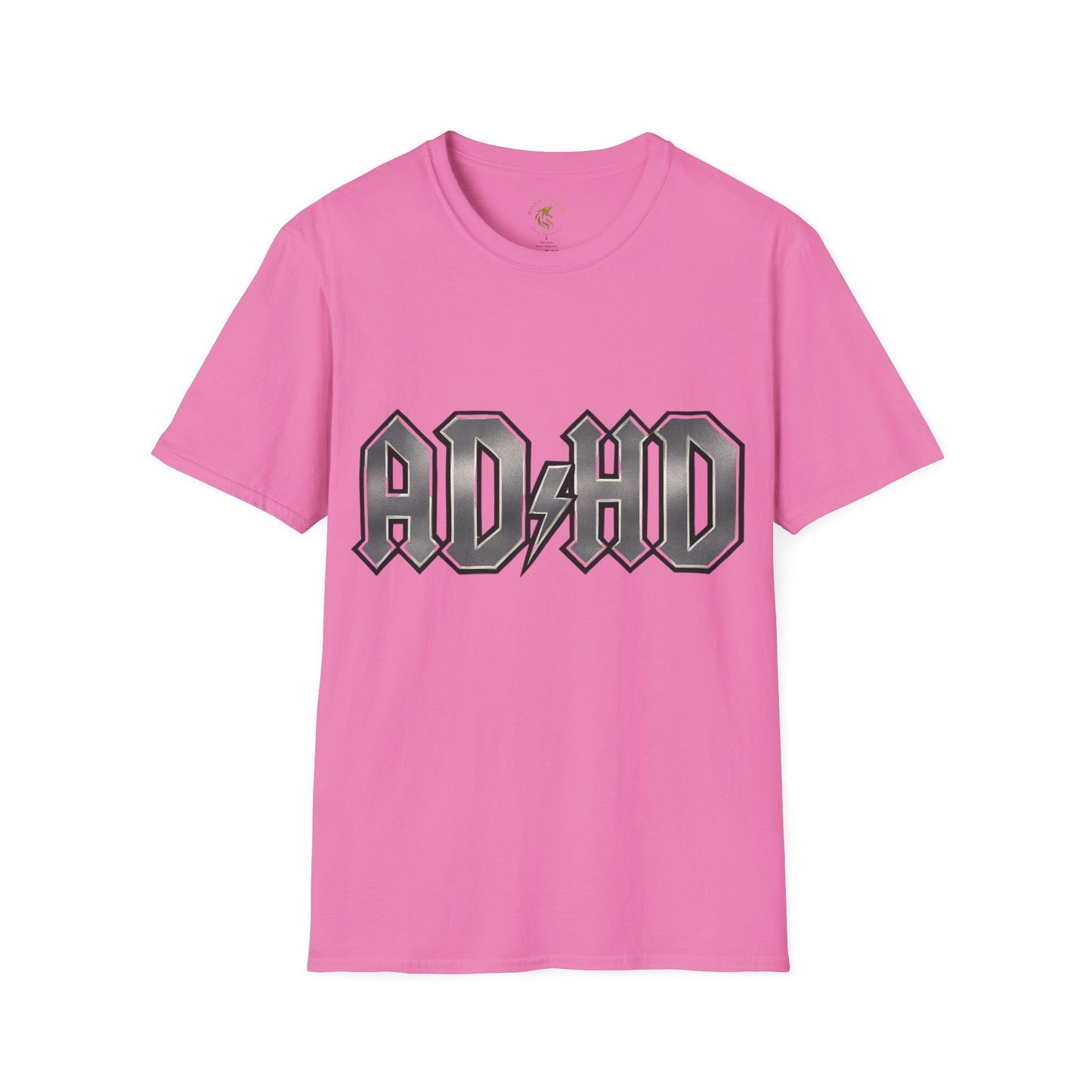 Rockin' AD/HD Unisex Softstyle T-Shirt - Not all disabilities are visible