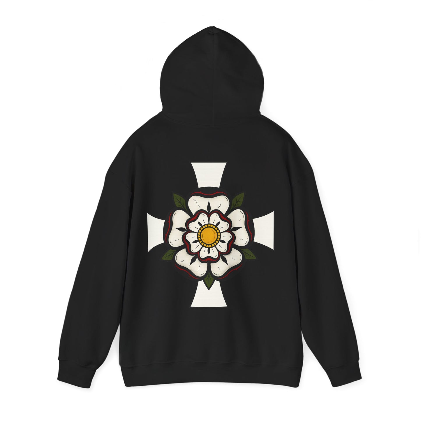 Roar Ember White Rose Hoodie