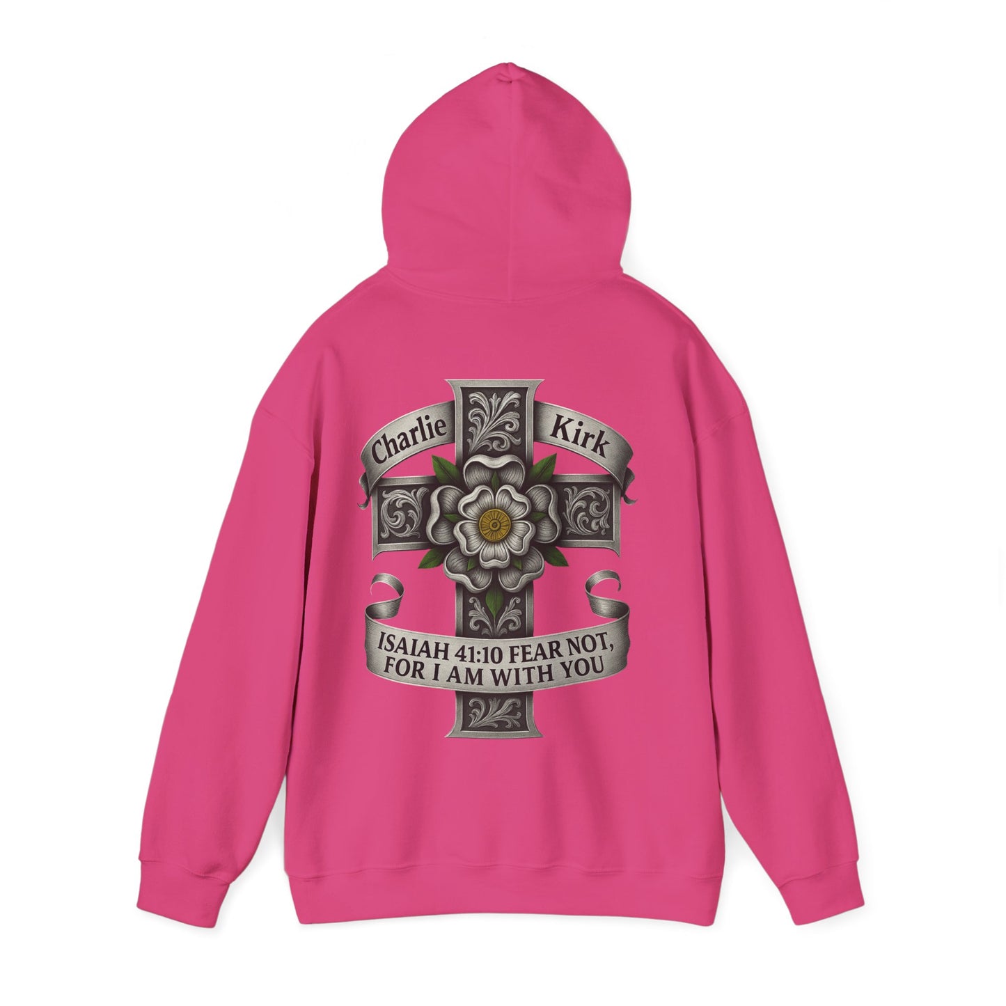 Roar Ember Memorial Unisex Hoodie - Isaiah 41:10 Tribute