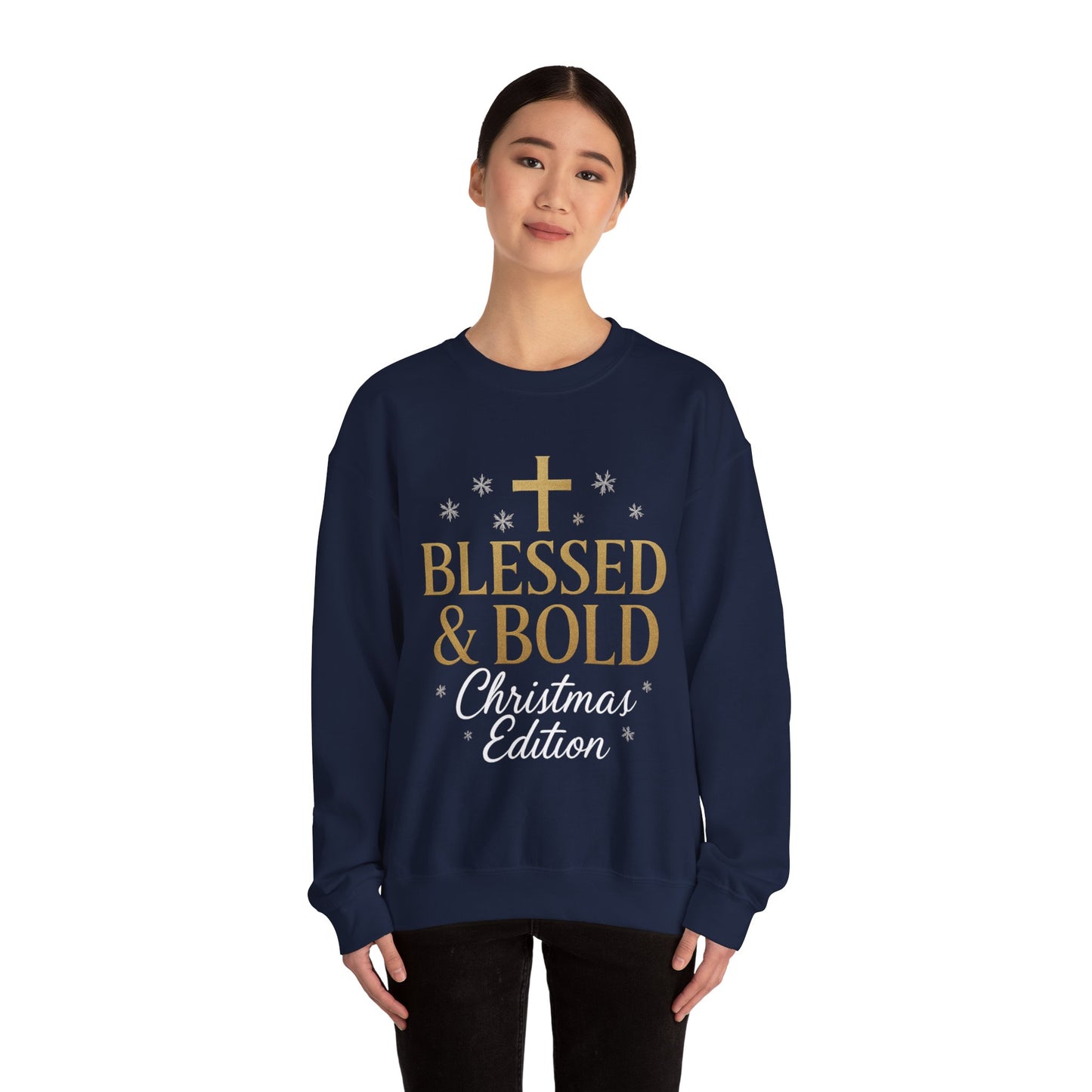 Christmas Blessed and Bold Sweatshirt