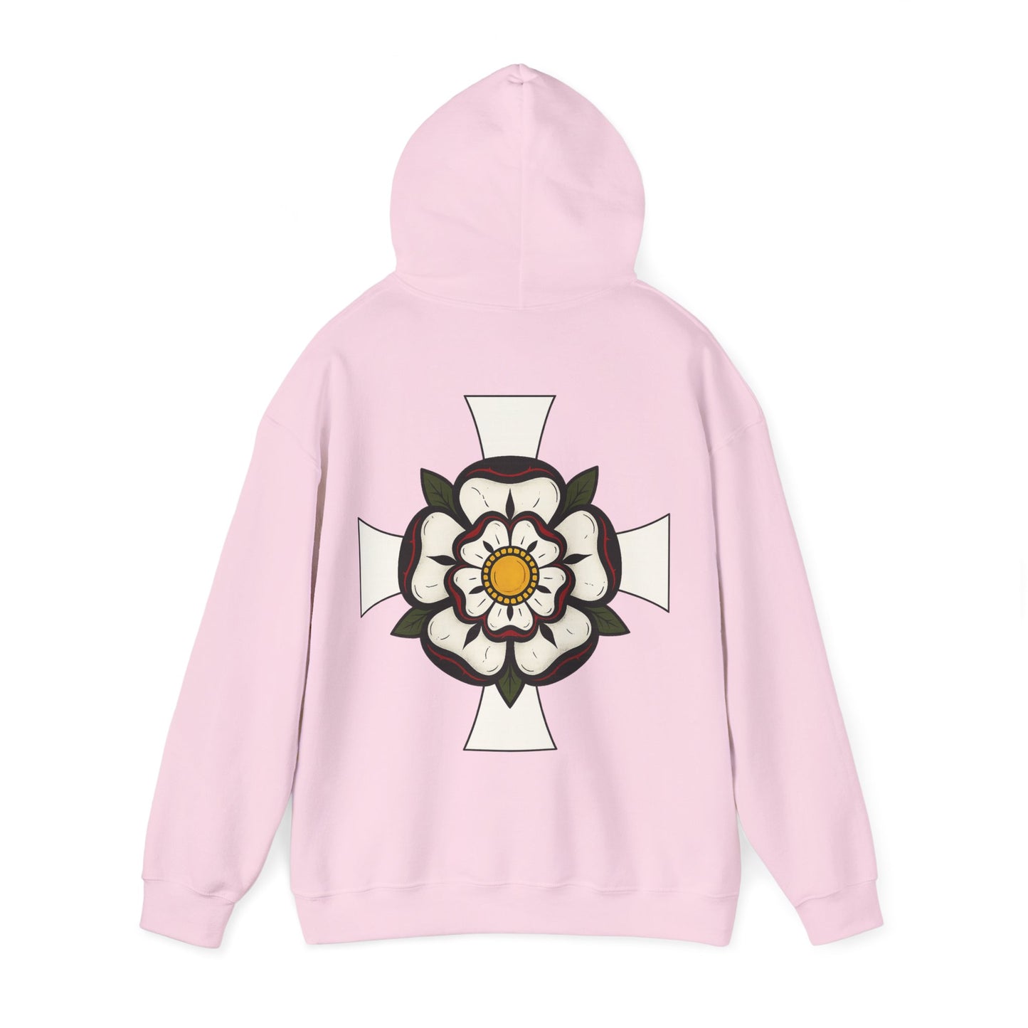 Roar Ember White Rose Hoodie