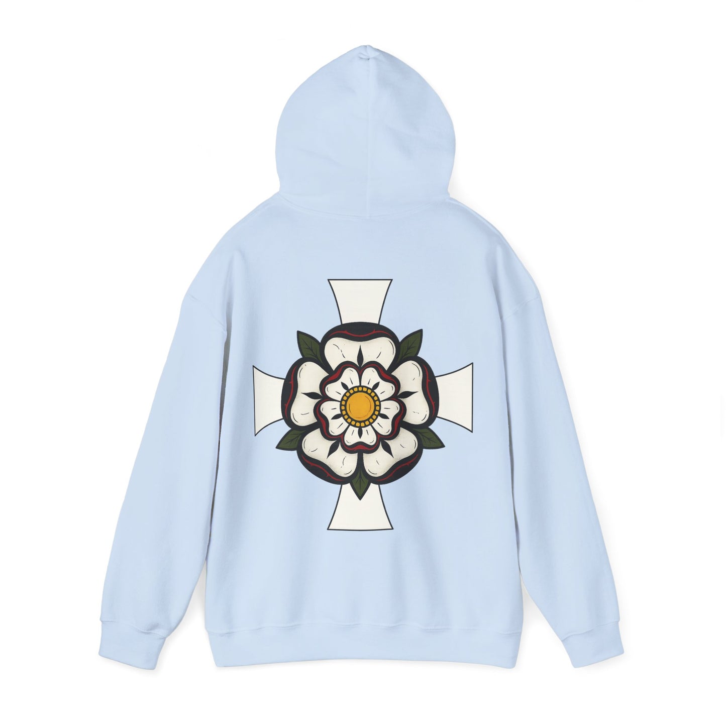 Roar Ember White Rose Hoodie