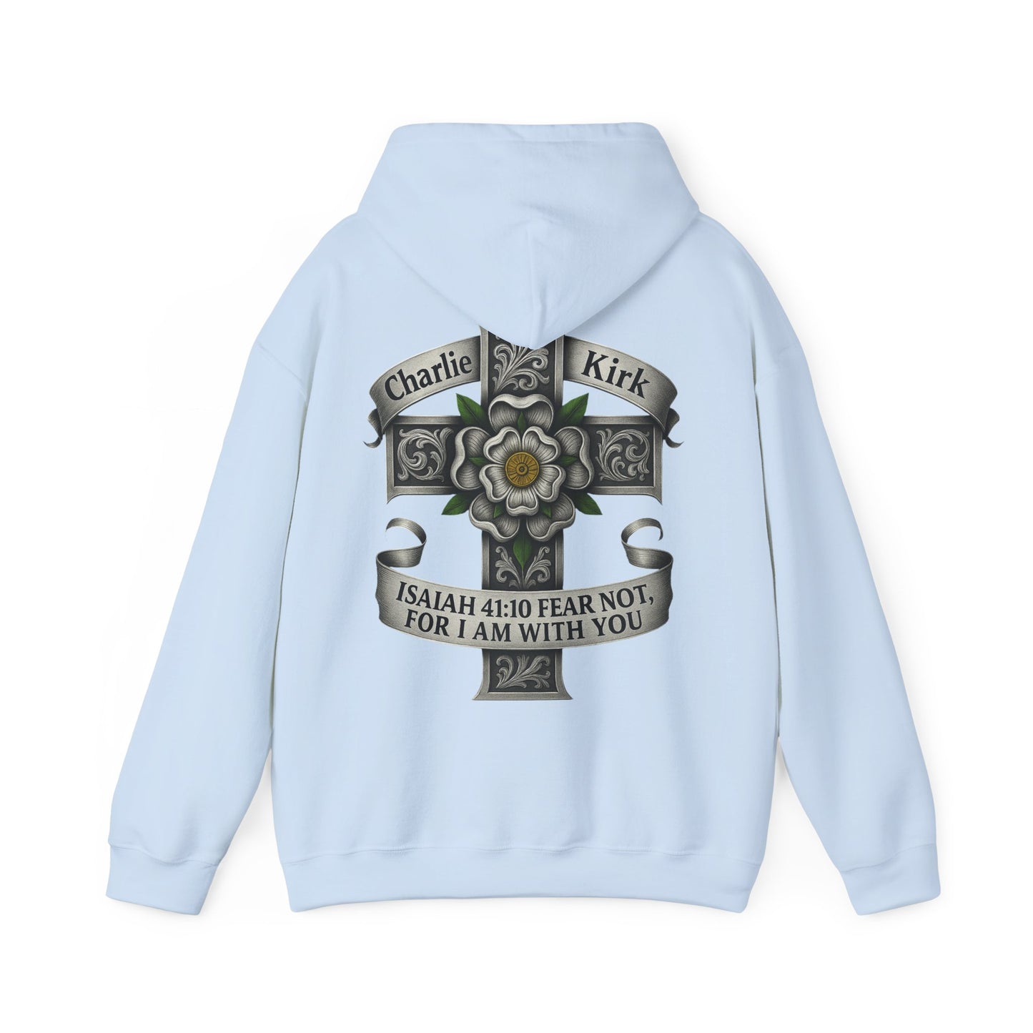 Roar Ember Memorial Unisex Hoodie - Isaiah 41:10 Tribute