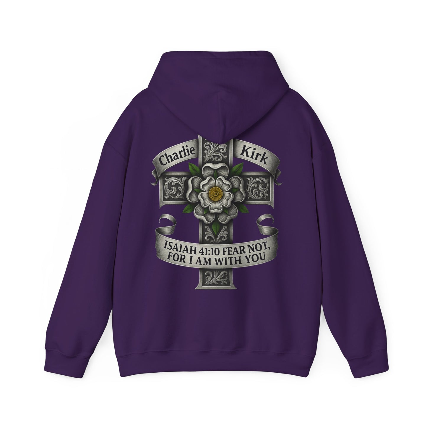 Roar Ember Memorial Unisex Hoodie - Isaiah 41:10 Tribute