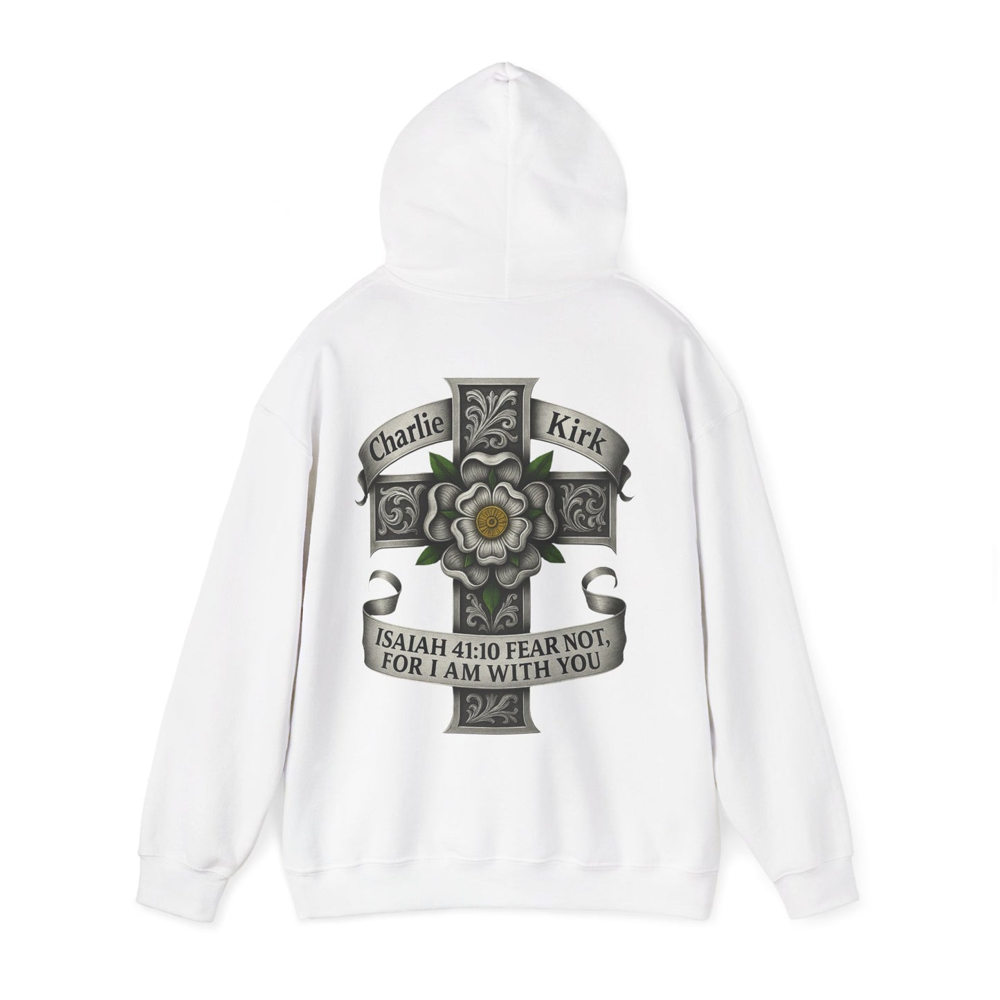 Roar Ember Memorial Unisex Hoodie - Isaiah 41:10 Tribute