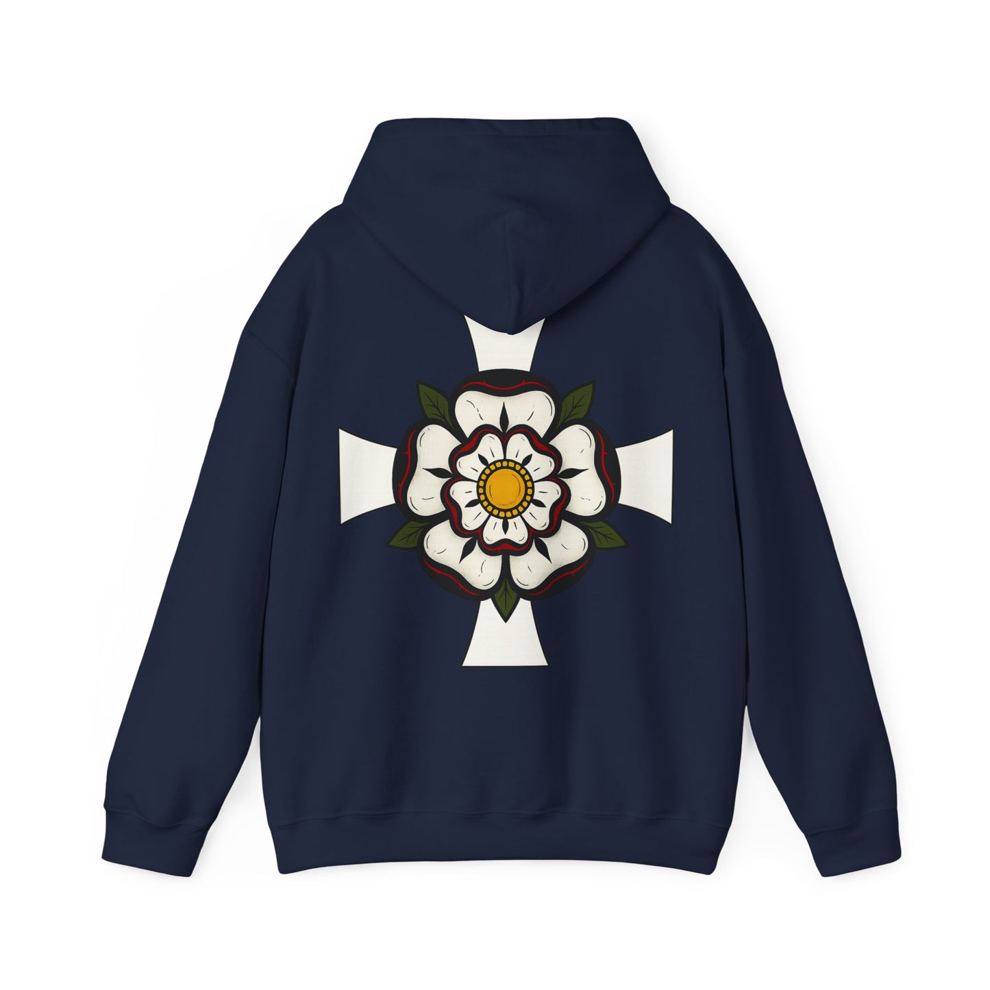 Roar Ember White Rose Hoodie