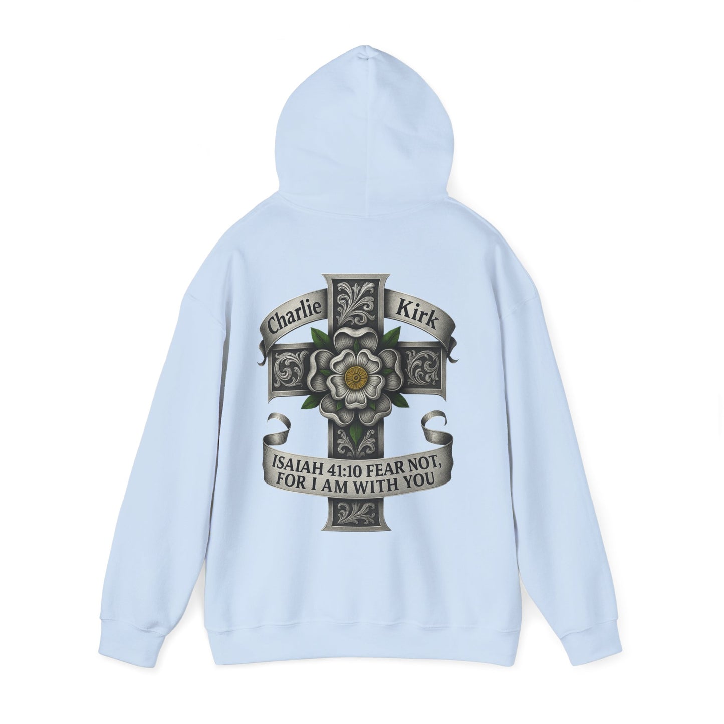 Roar Ember Memorial Unisex Hoodie - Isaiah 41:10 Tribute