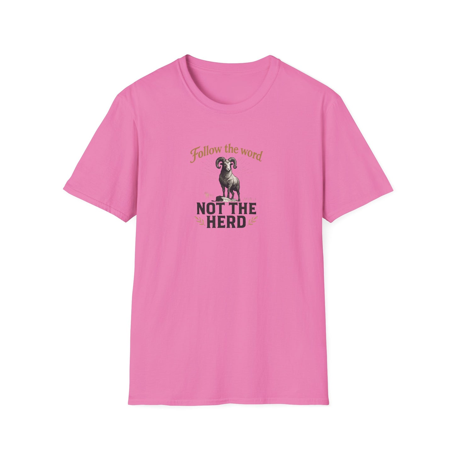 Unisex T-Shirt - 'Follow the Word / Not the Herd' T-shirt