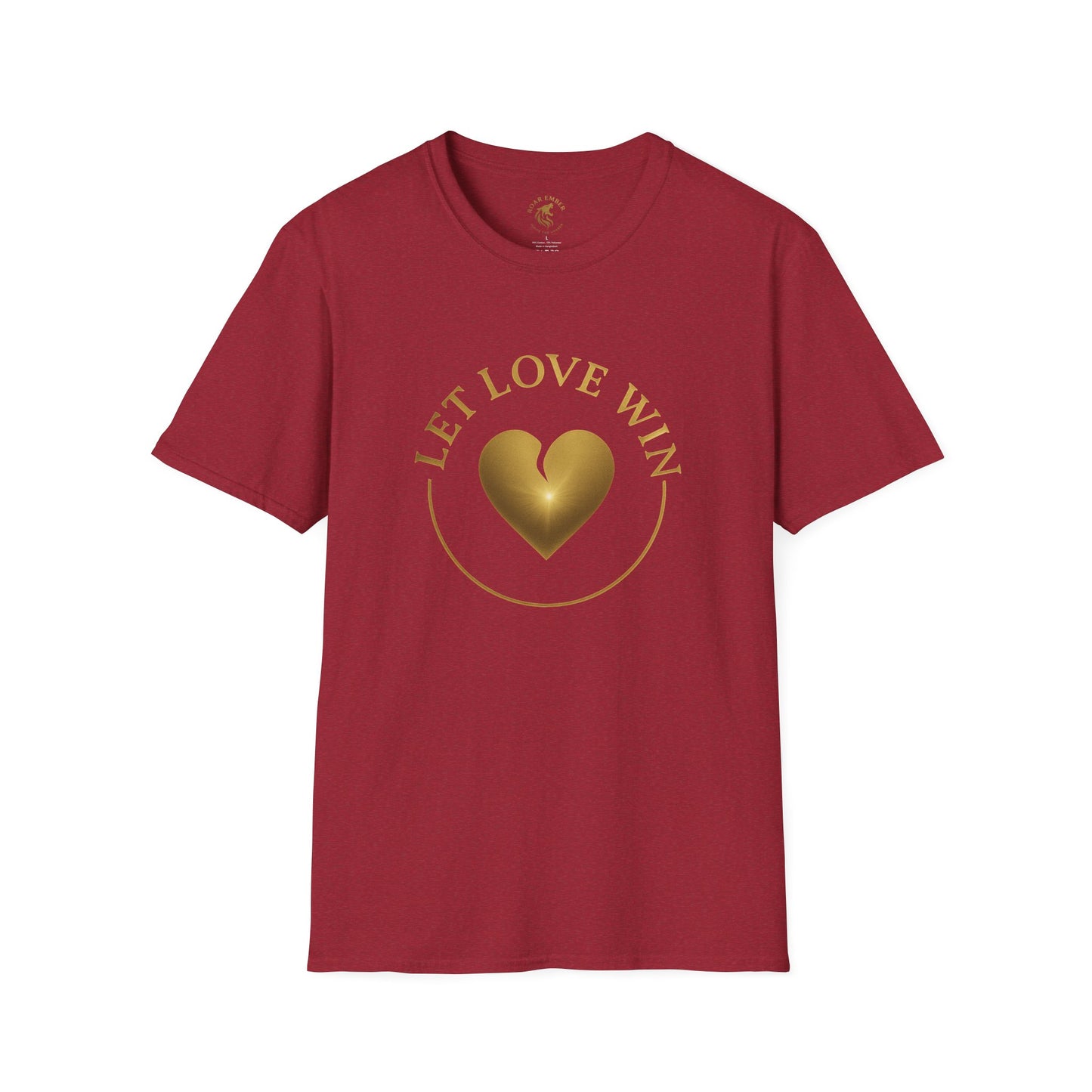 Let Love Win Unisex Softstyle T-Shirt