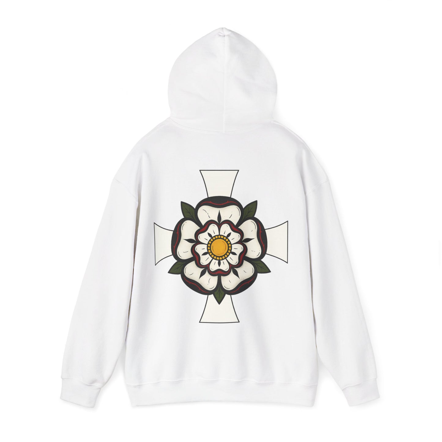 Roar Ember White Rose Hoodie