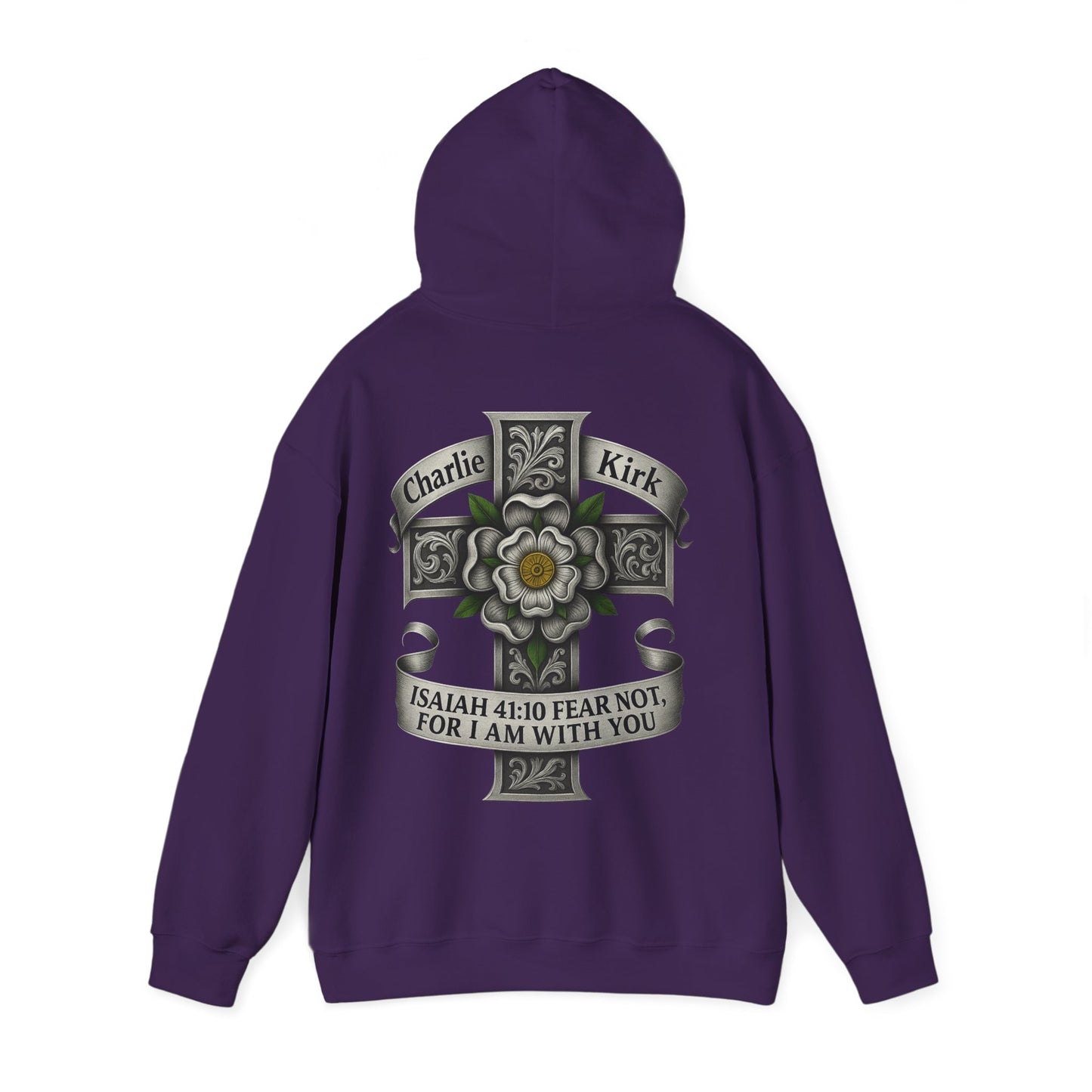 Roar Ember Memorial Unisex Hoodie - Isaiah 41:10 Tribute