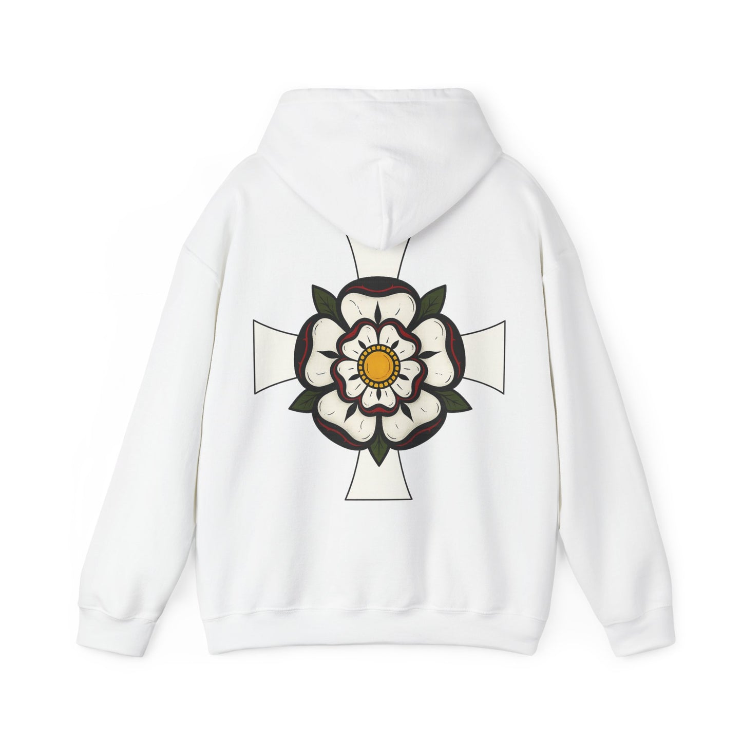 Roar Ember White Rose Hoodie