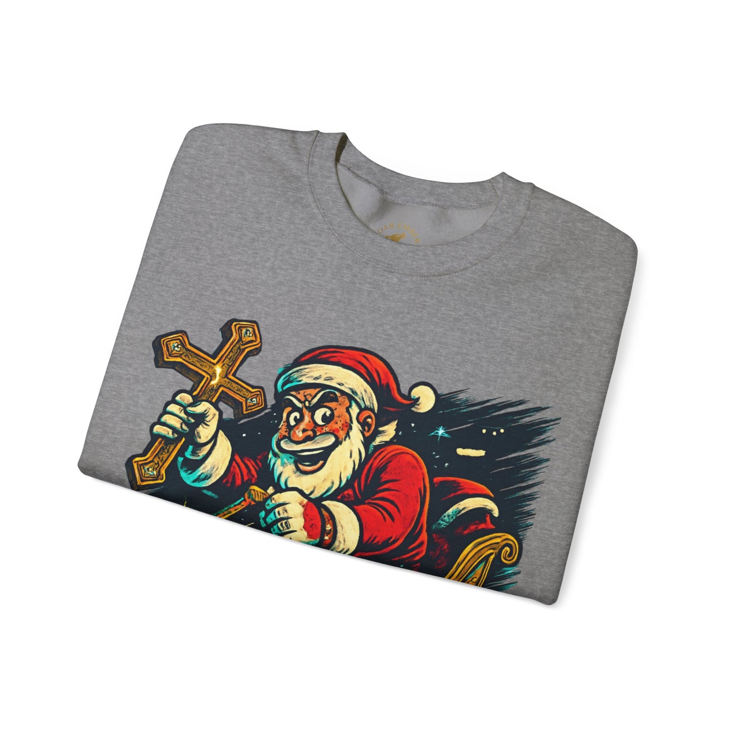 Santa Sleighing Christmas - Unisex Roar Ember Sweatshirt