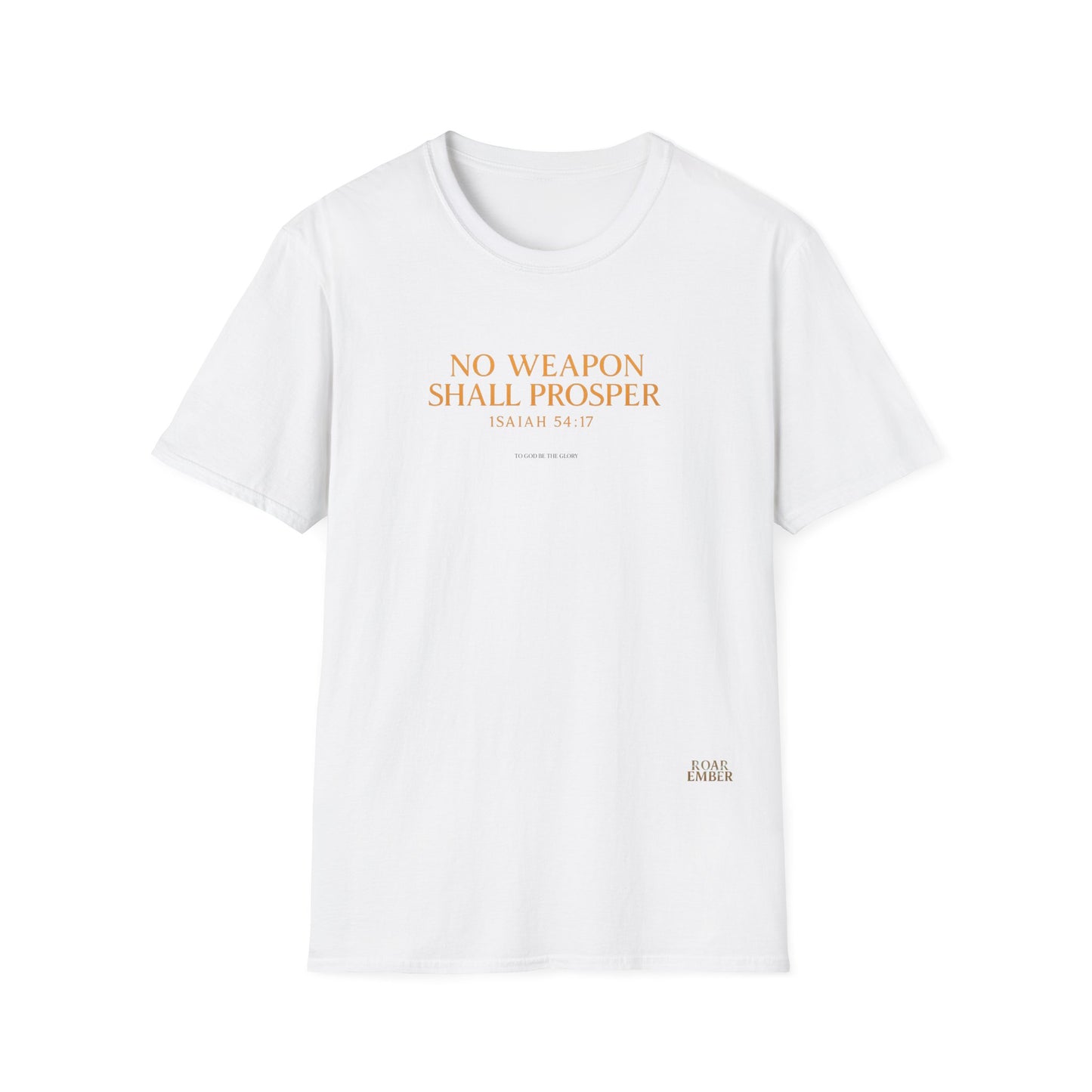 No Weapon Shall Prosper - ISAIAH 57:14 T-shirt