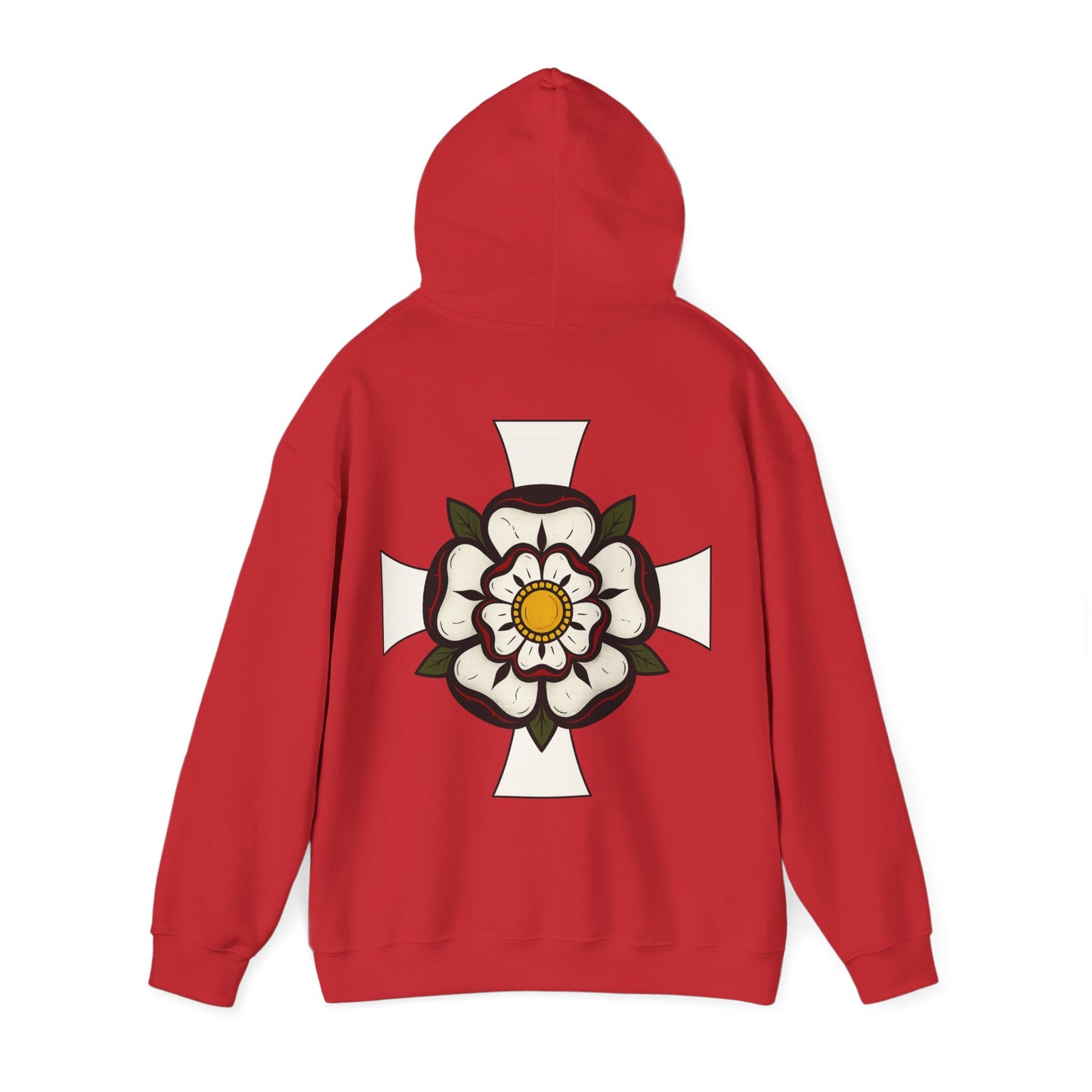 Roar Ember White Rose Hoodie