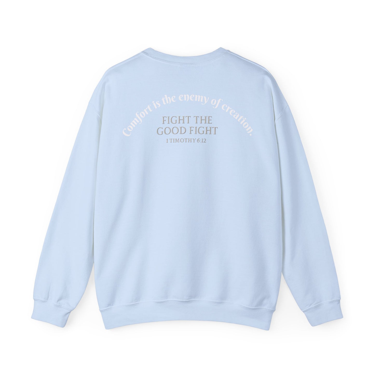 Fight The Good Fight Scripture Unisex - Sweatshirt