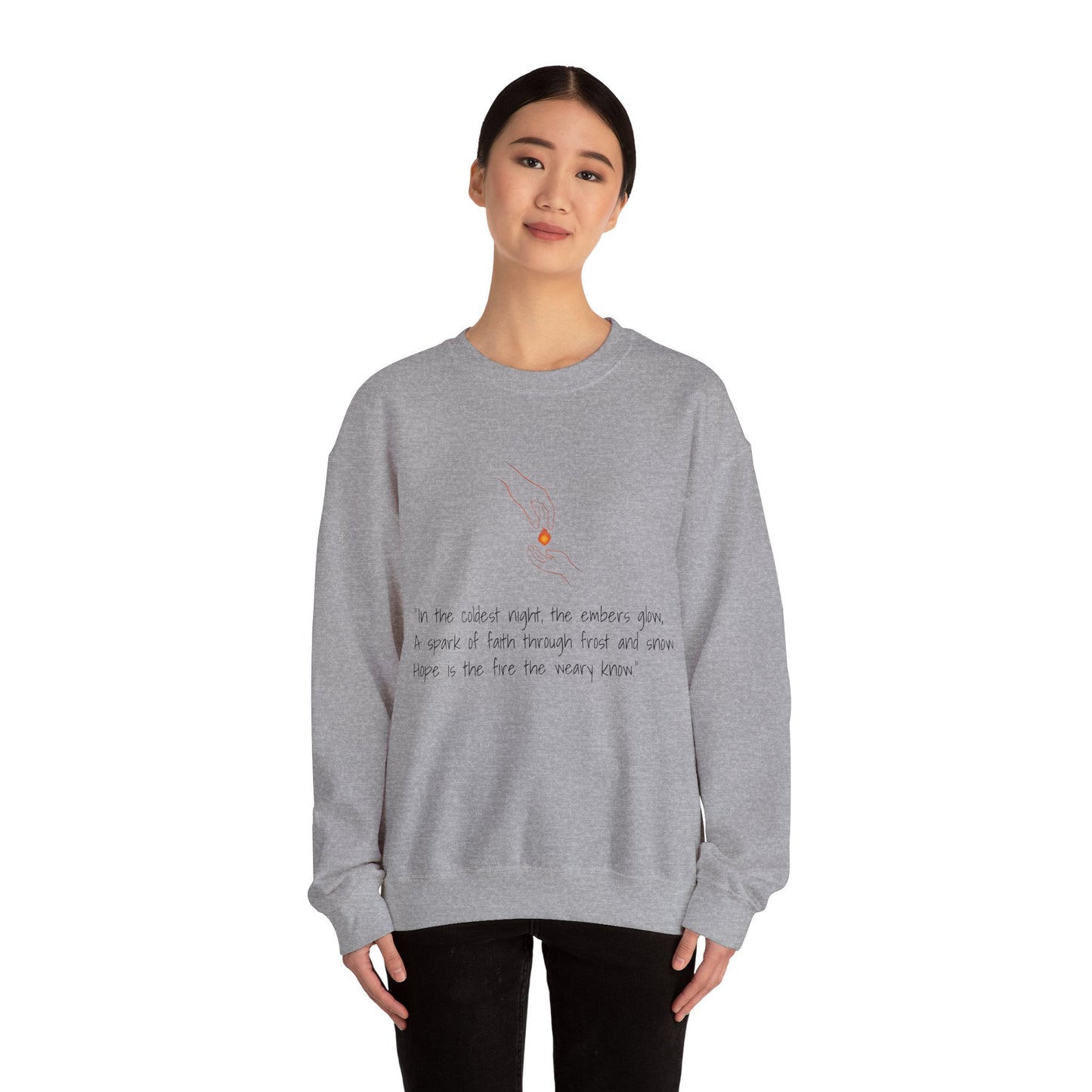 Hopeful Poet - Roar Ember Sweatshirt
