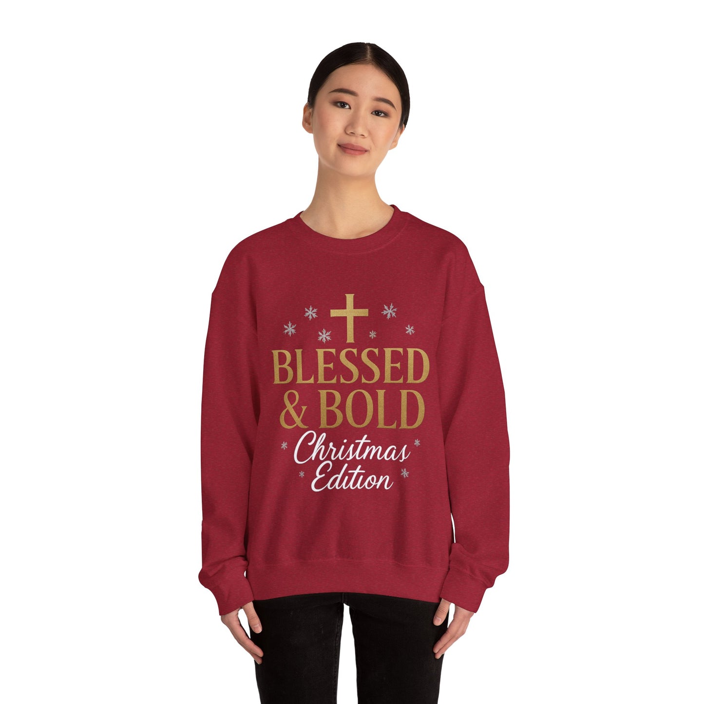 Christmas Blessed and Bold Sweatshirt