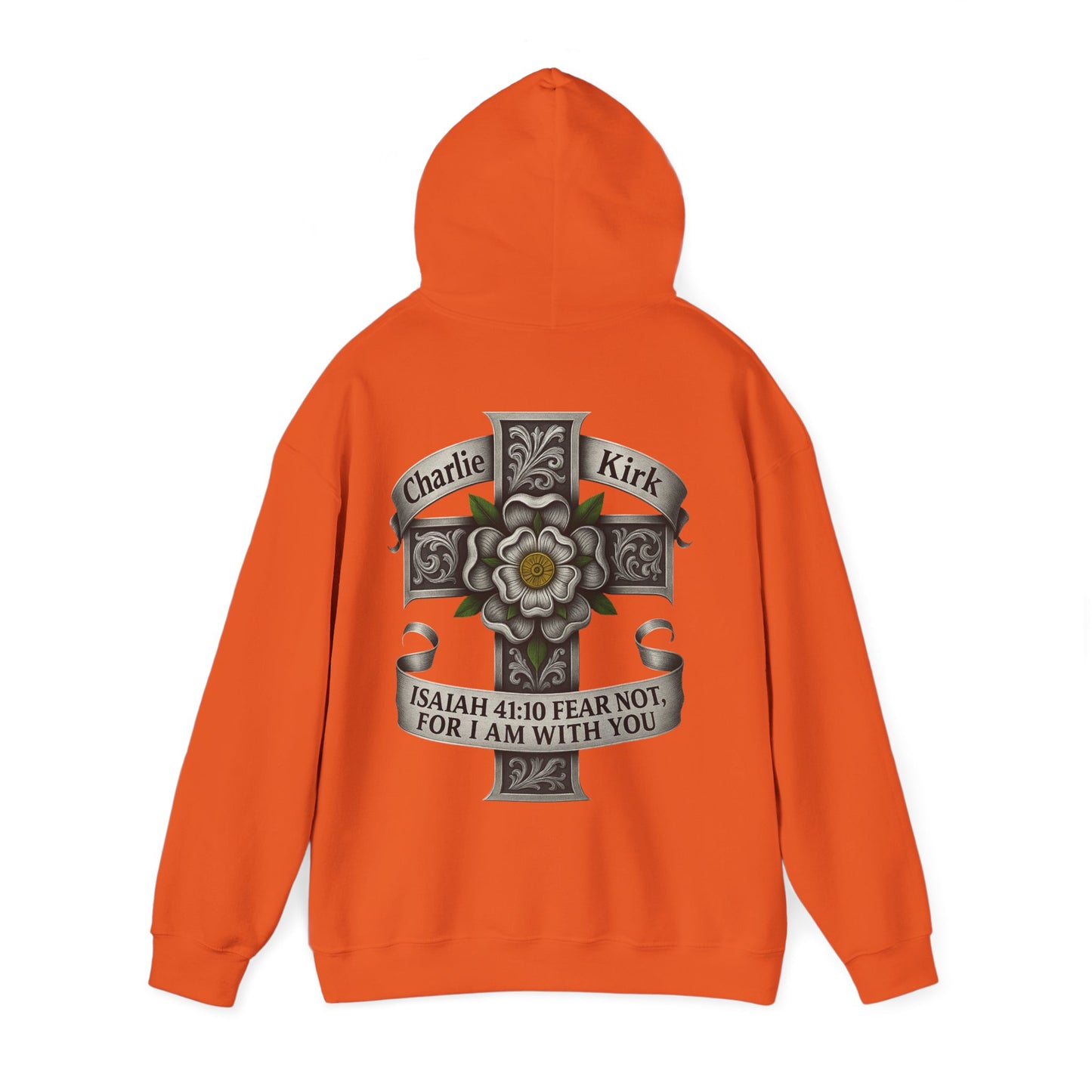 Roar Ember Memorial Unisex Hoodie - Isaiah 41:10 Tribute