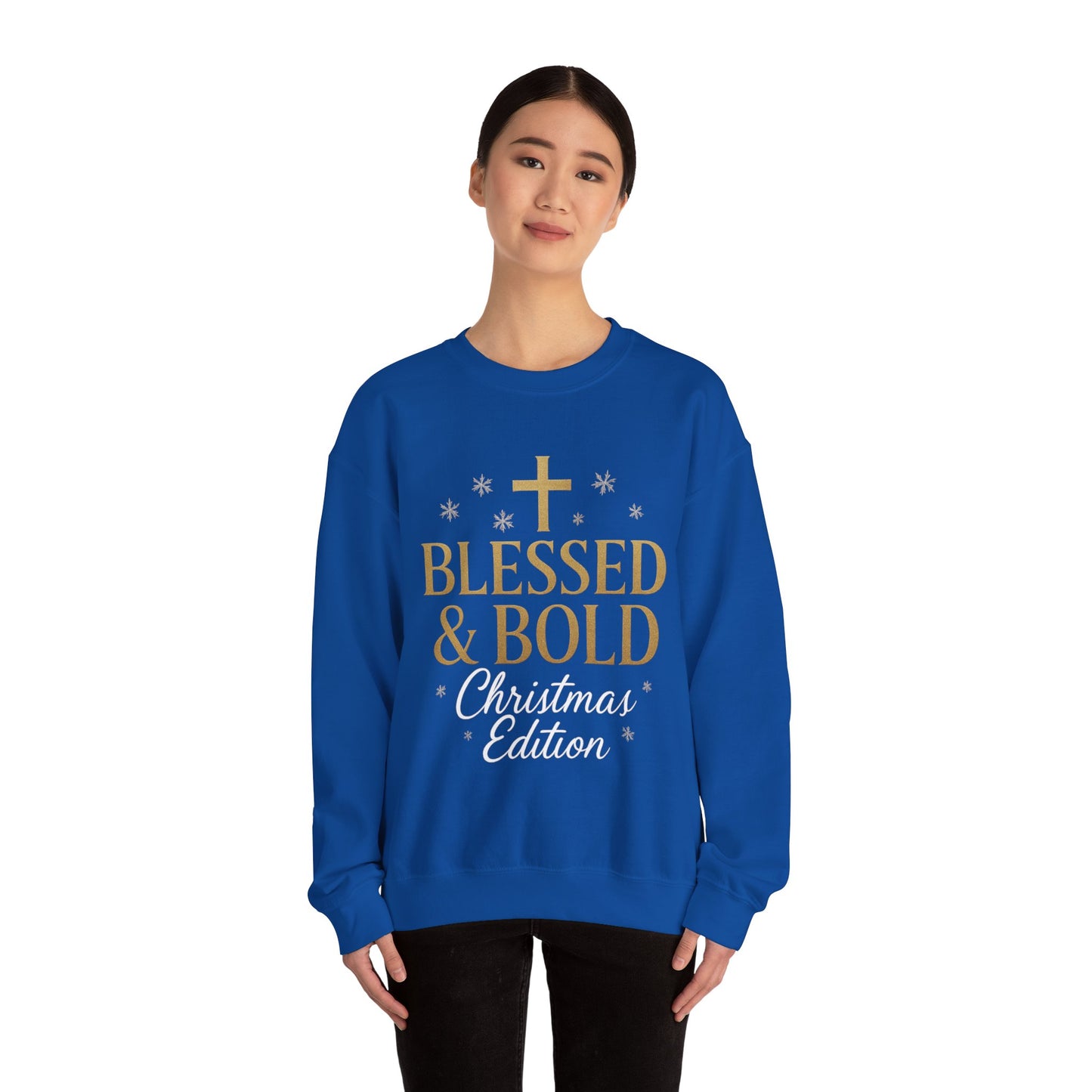 Christmas Blessed and Bold Sweatshirt