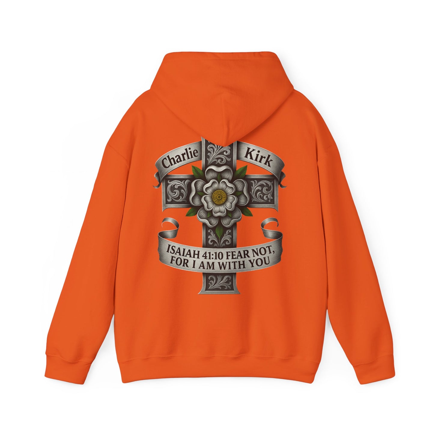 Roar Ember Memorial Unisex Hoodie - Isaiah 41:10 Tribute