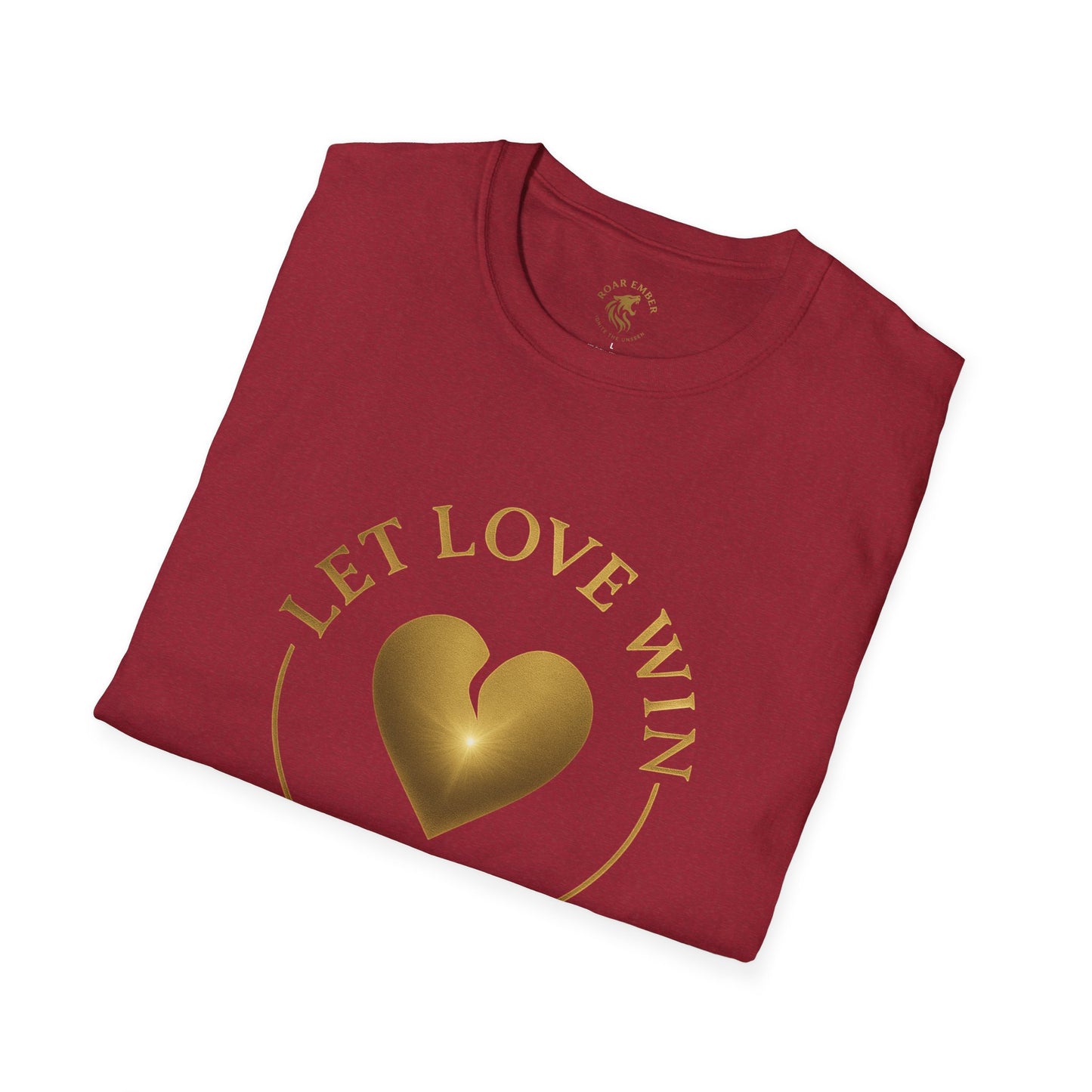 Let Love Win Unisex Softstyle T-Shirt