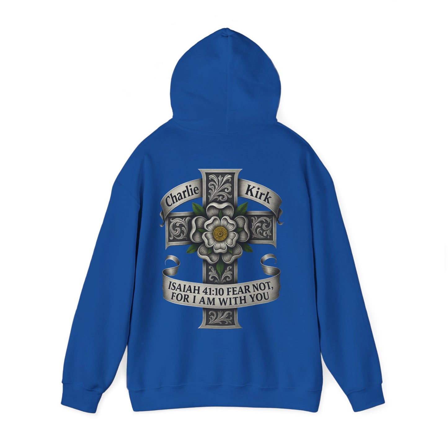 Roar Ember Memorial Unisex Hoodie - Isaiah 41:10 Tribute