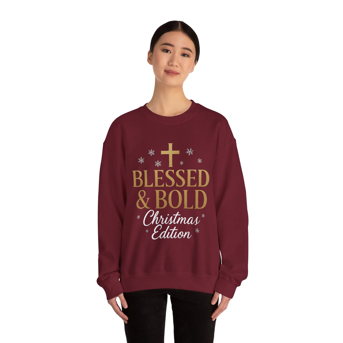 Christmas Blessed and Bold Sweatshirt