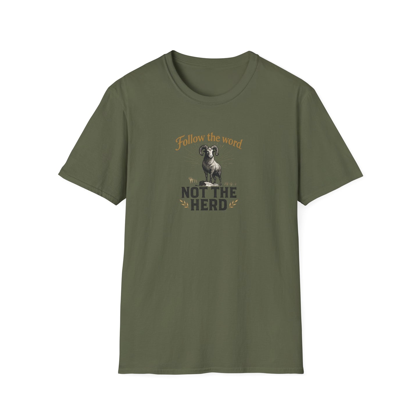 Unisex T-Shirt - 'Follow the Word / Not the Herd' T-shirt