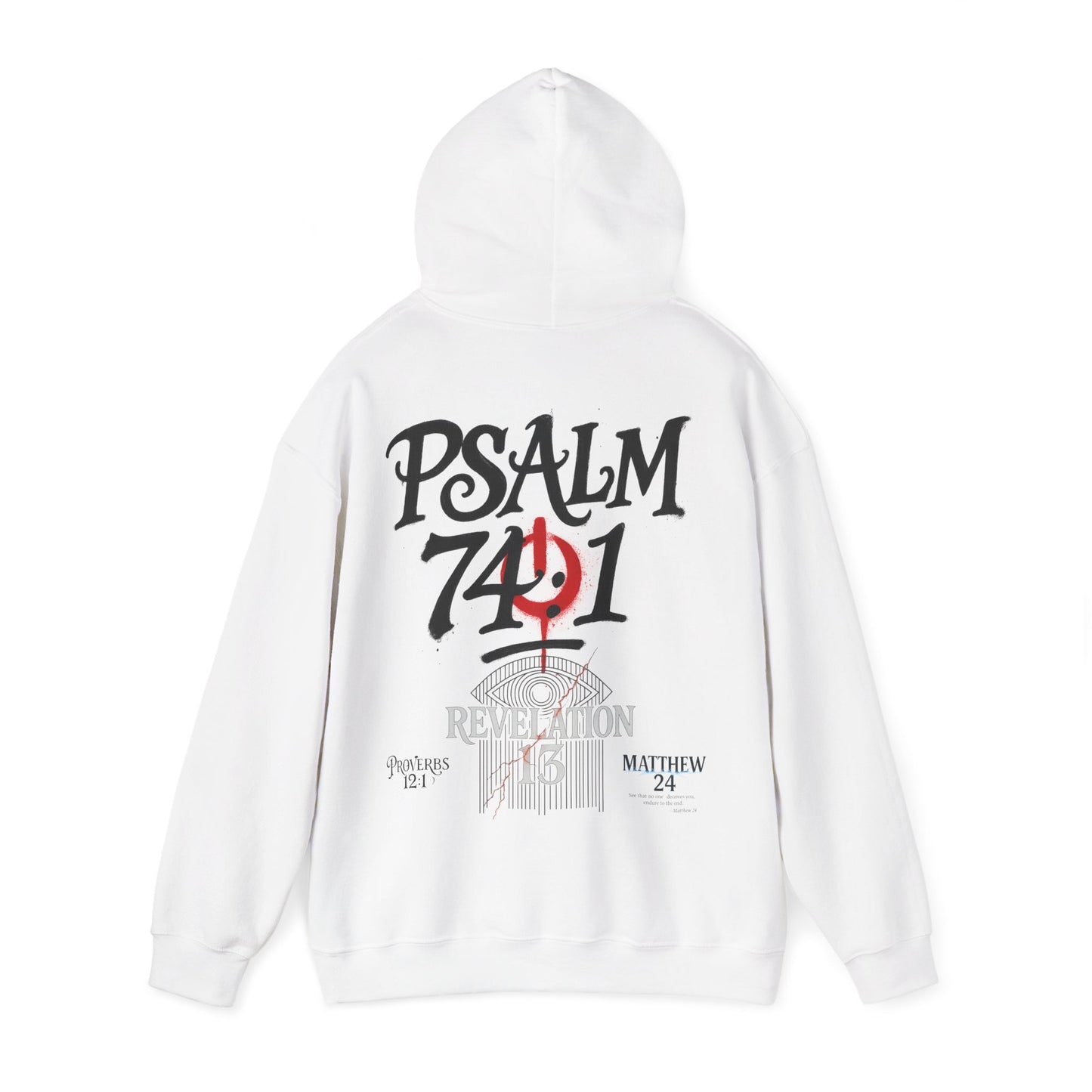 Psalm 74:1 Revelation Roar Ember Hoodie