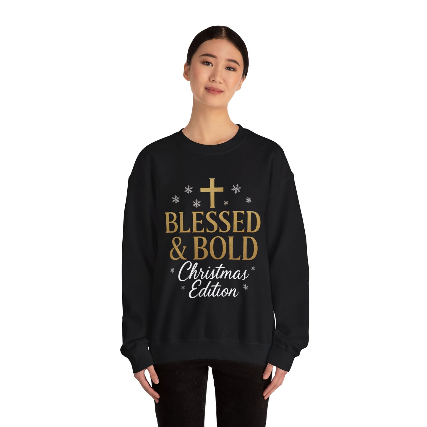 Christmas Blessed and Bold Sweatshirt