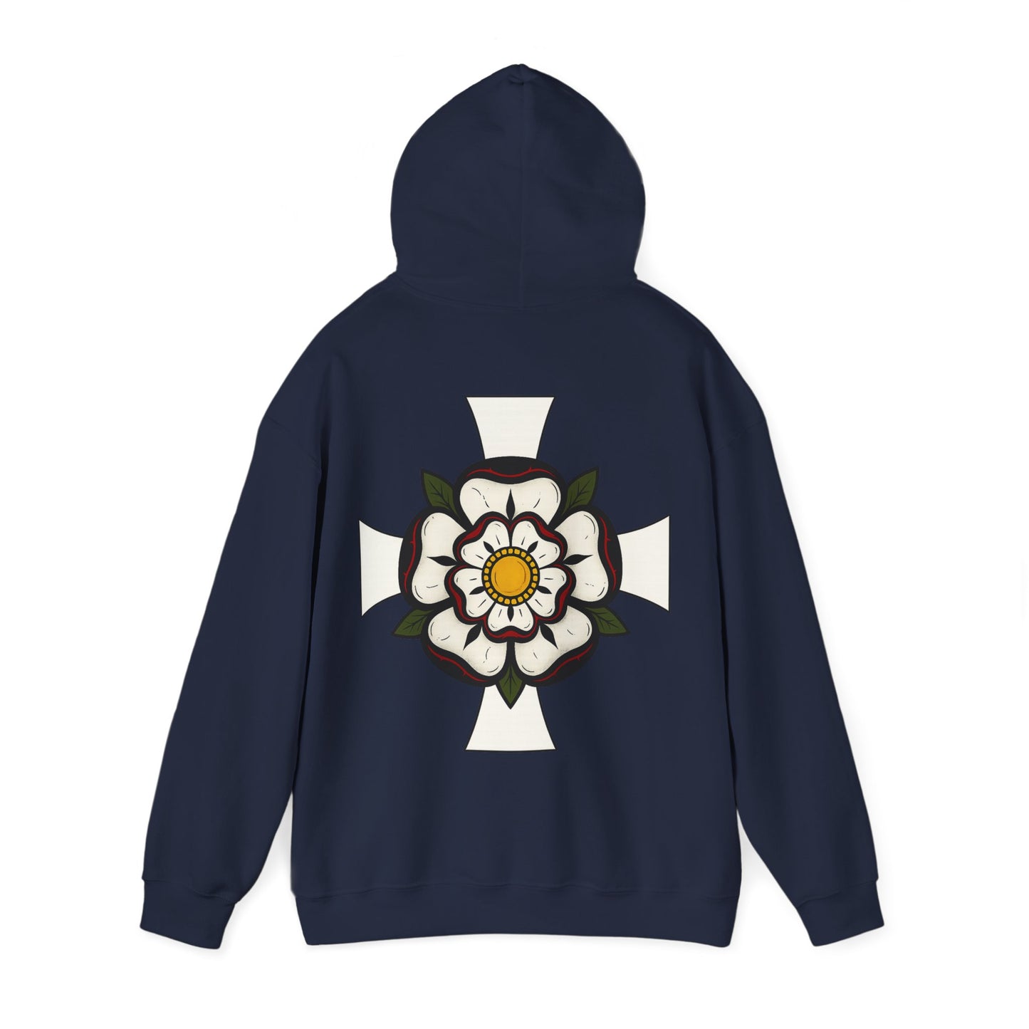 Roar Ember White Rose Hoodie