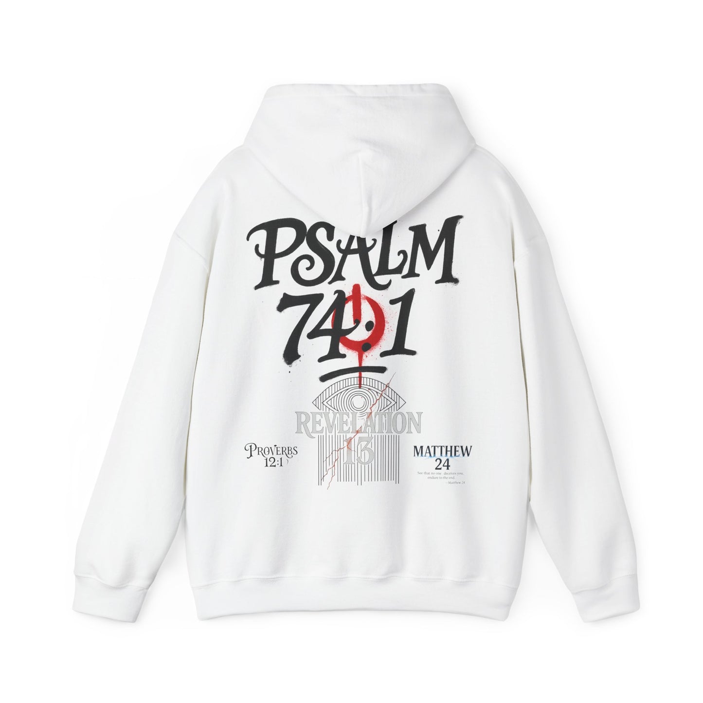 Psalm 74:1 Revelation Roar Ember Hoodie