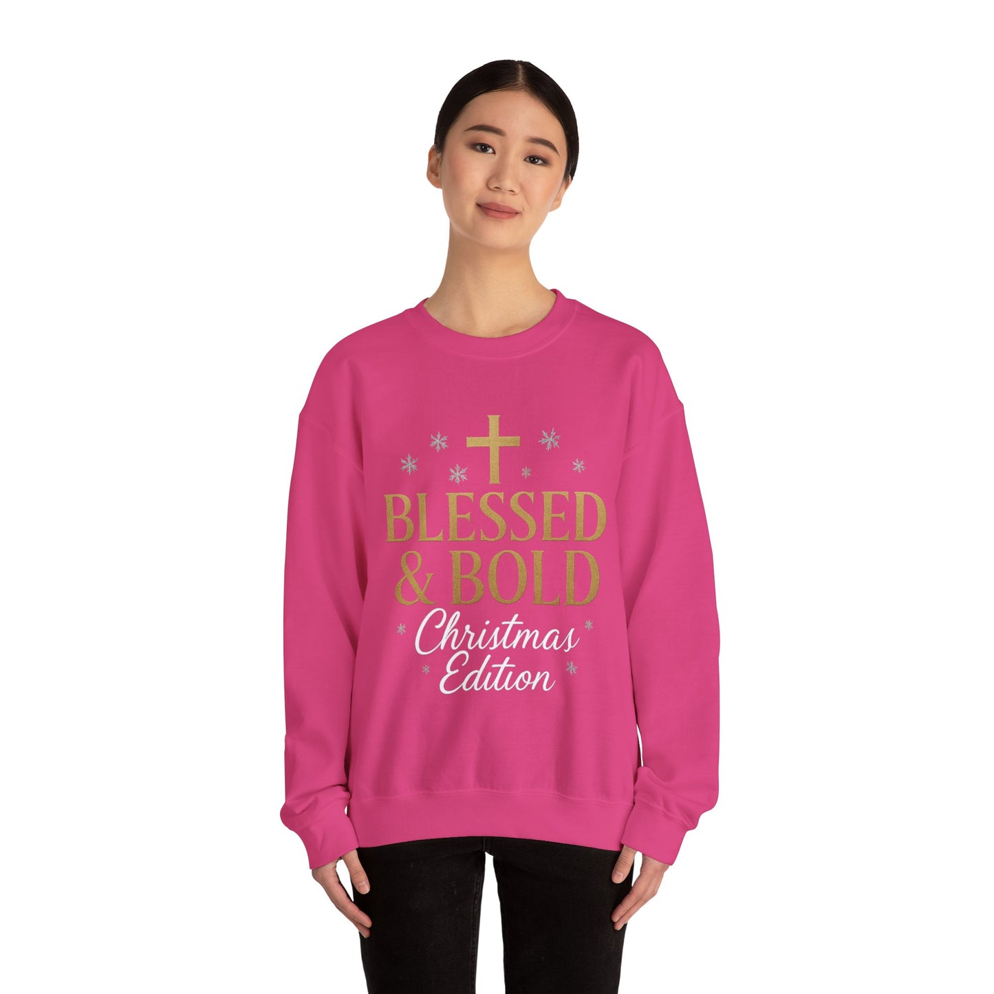 Christmas Blessed and Bold Sweatshirt