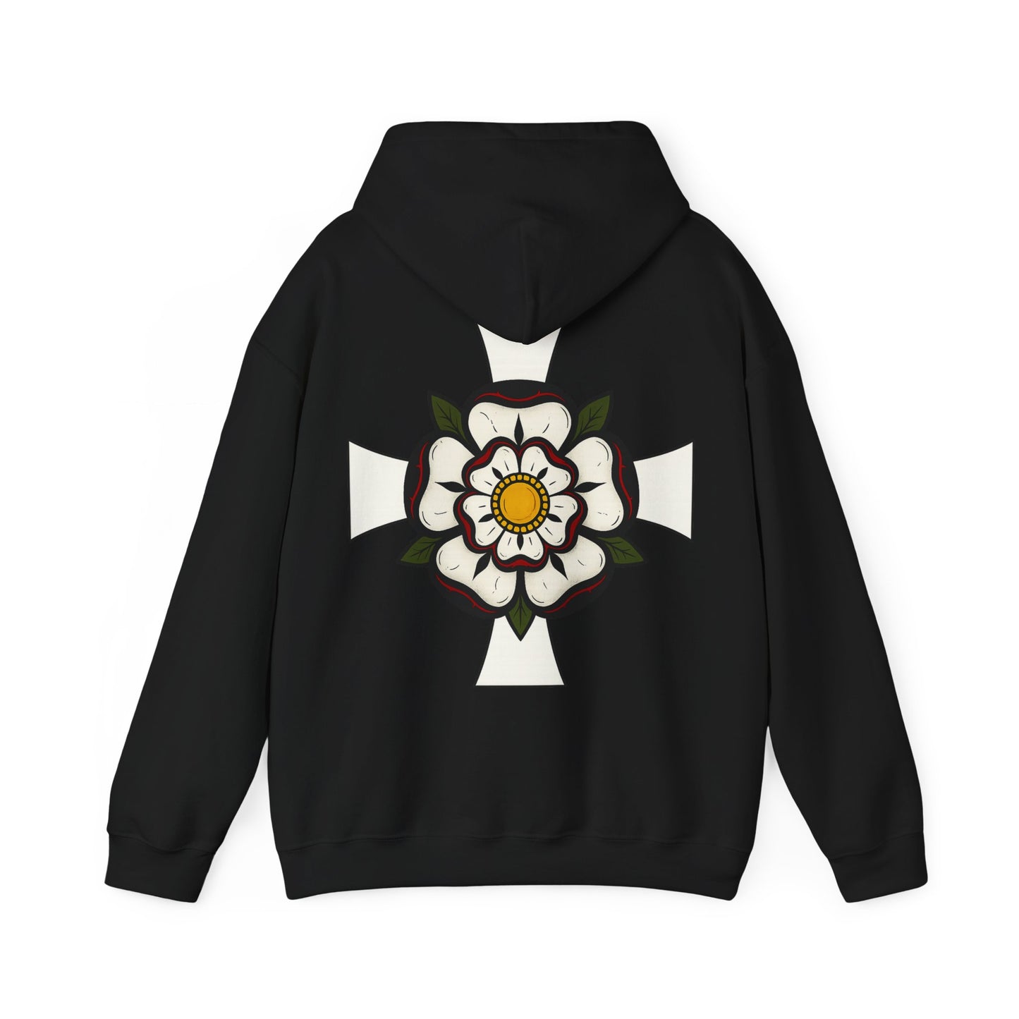 Roar Ember White Rose Hoodie