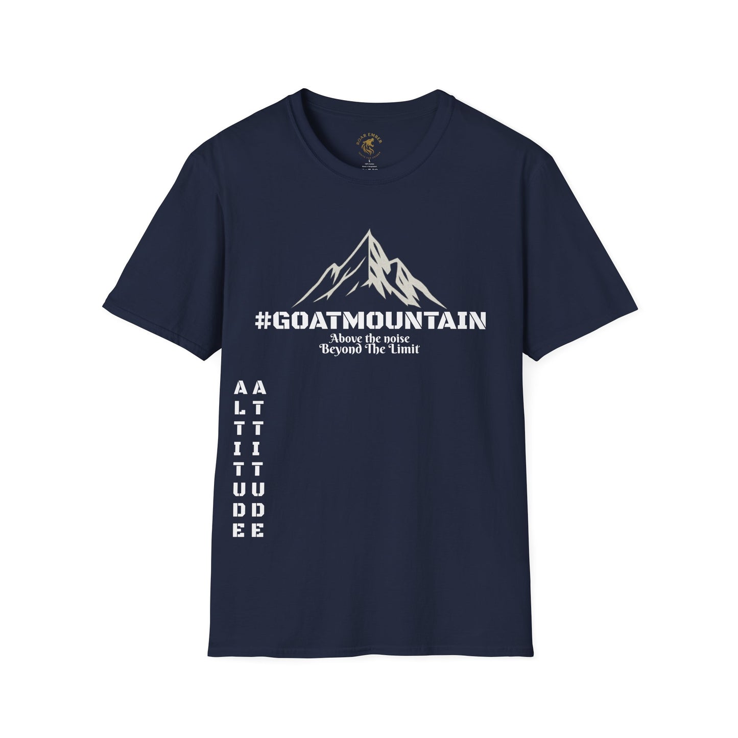 #GOATMOUNTAIN Mountain T-Shirt — Altitude Attitude Outdoor Adventure Tee
