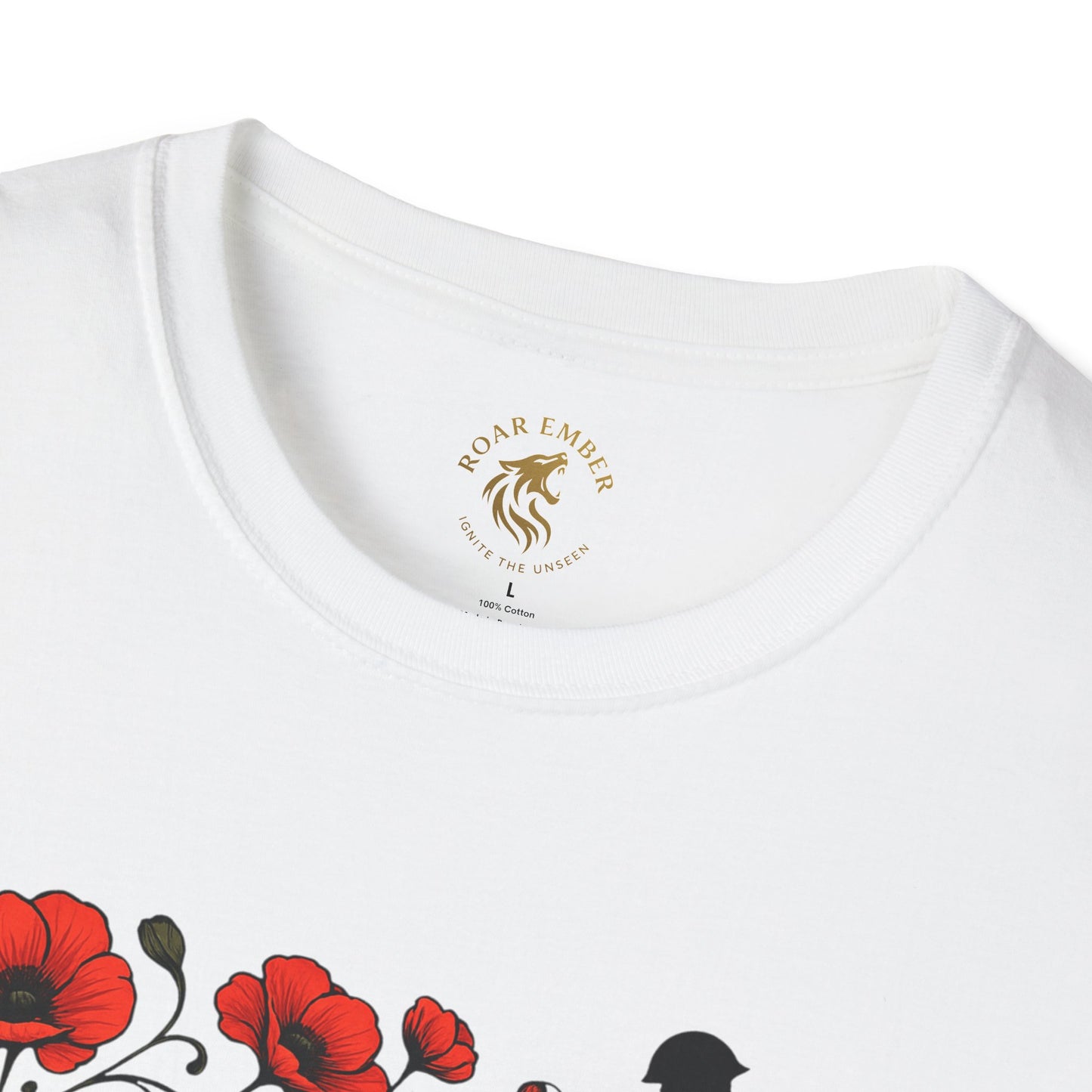 Poppy Remembrance T-Shirt — " Sacrifice Today" Memorial Tee