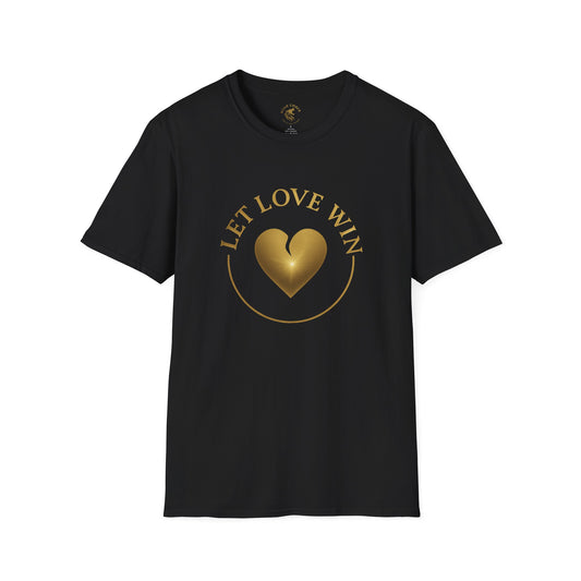 Let Love Win Unisex Softstyle T-Shirt