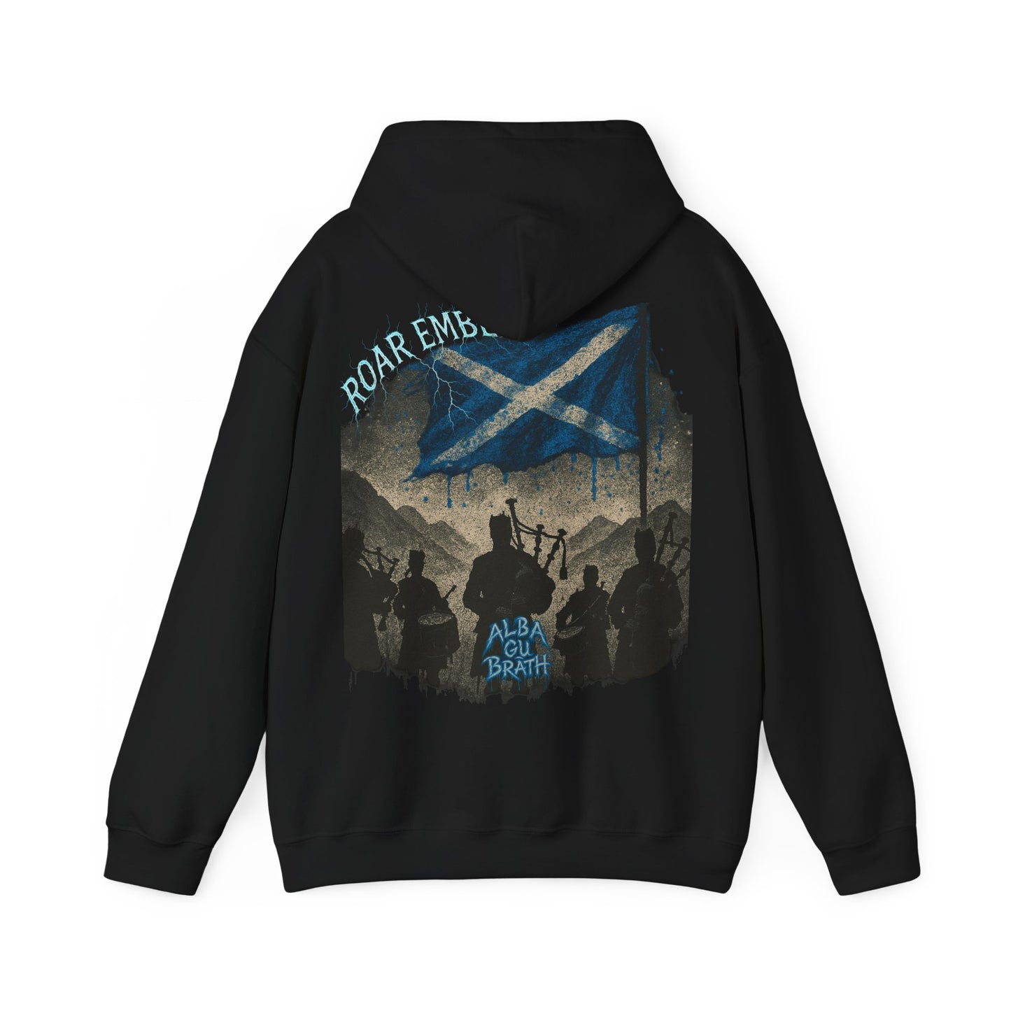 Alba Gu Brath // Saltire Flag ROAR EMBER Hoodie