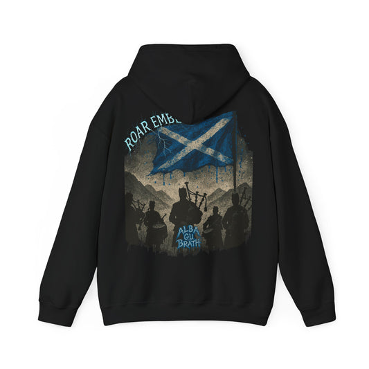 Alba Gu Brath // Saltire Flag ROAR EMBER Hoodie