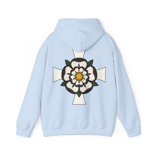 Roar Ember White Rose Hoodie