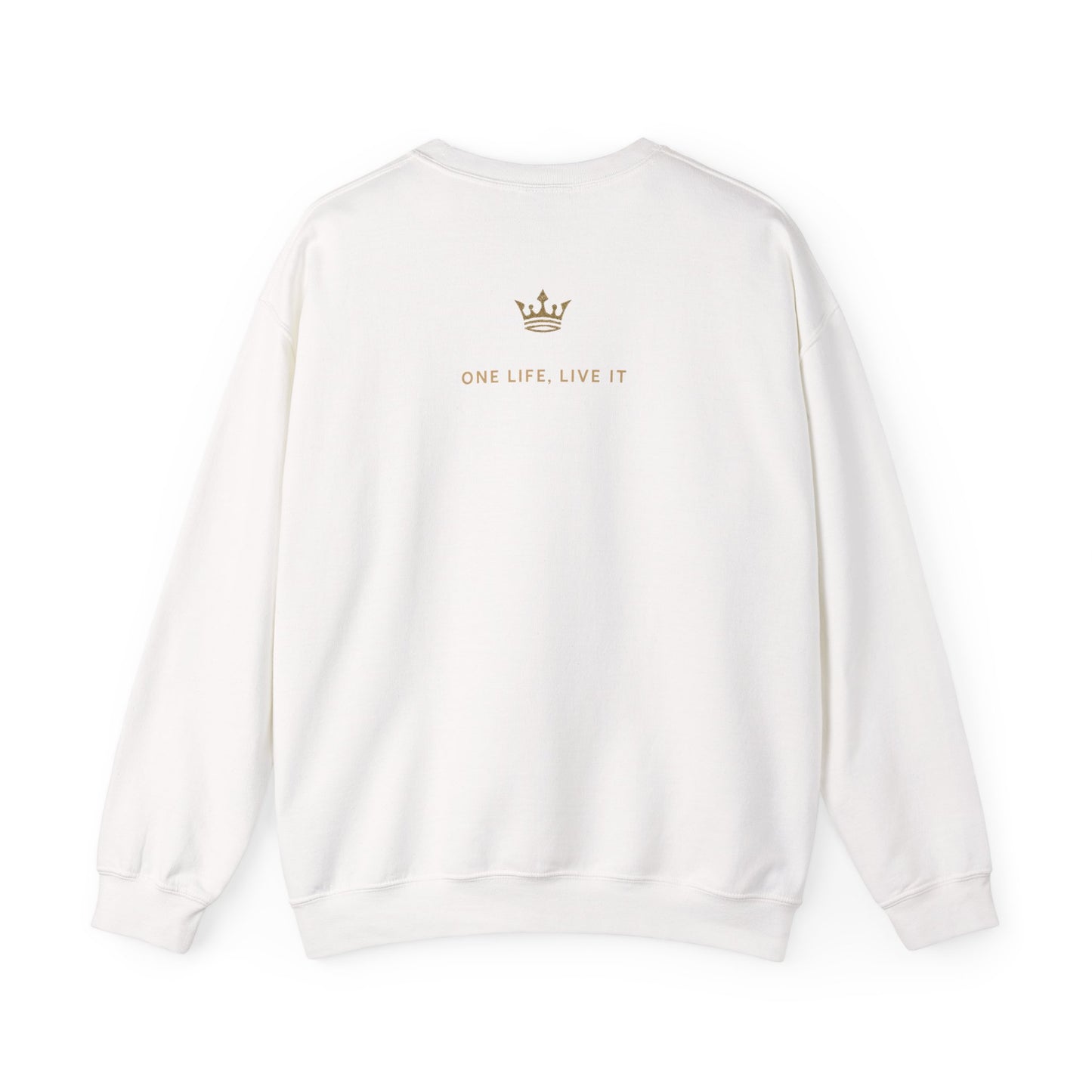 One Life // Live it - Roar Ember Crewneck Sweatshirt