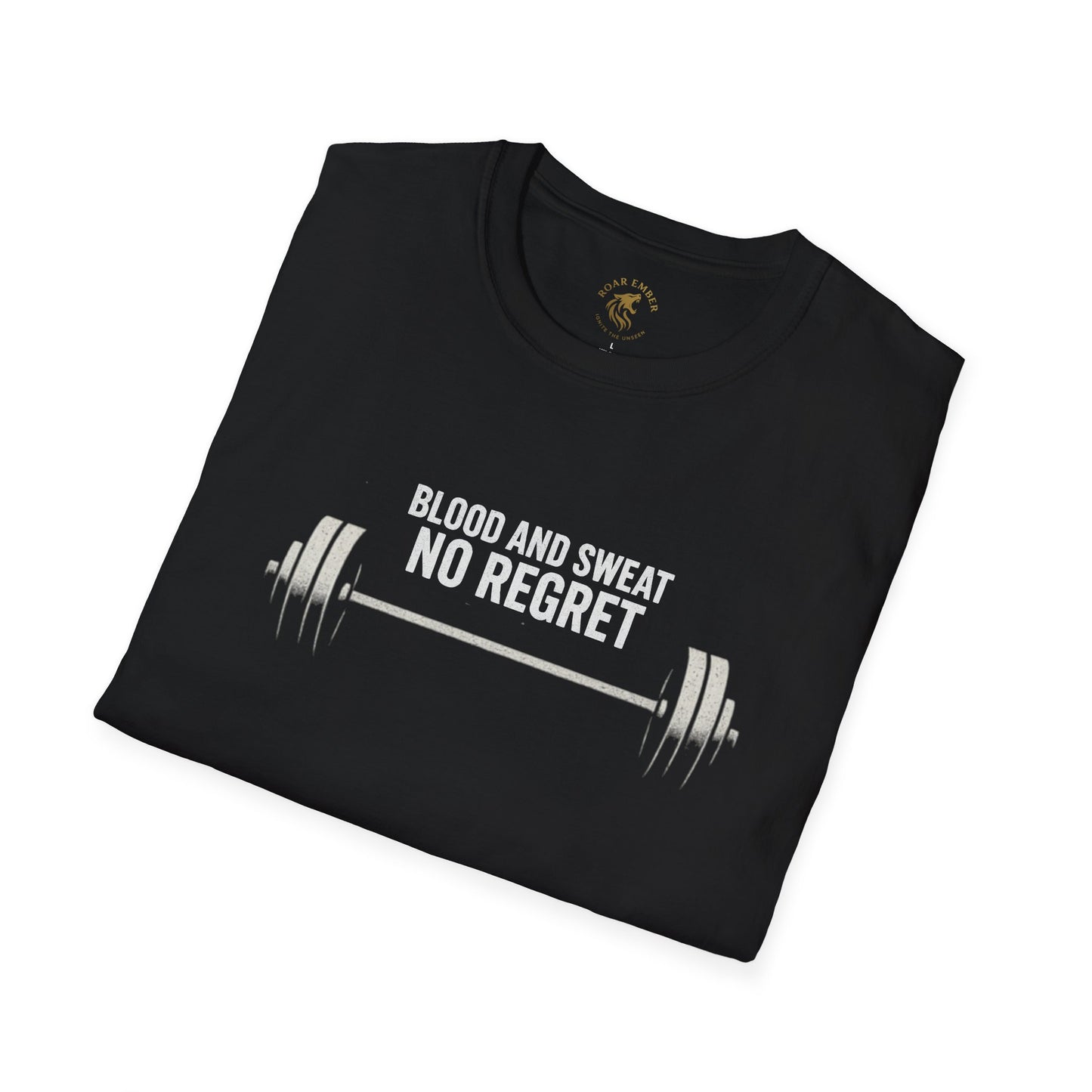 Blood and Sweat No Regret T-Shirt — Weightlifting Gym Tee