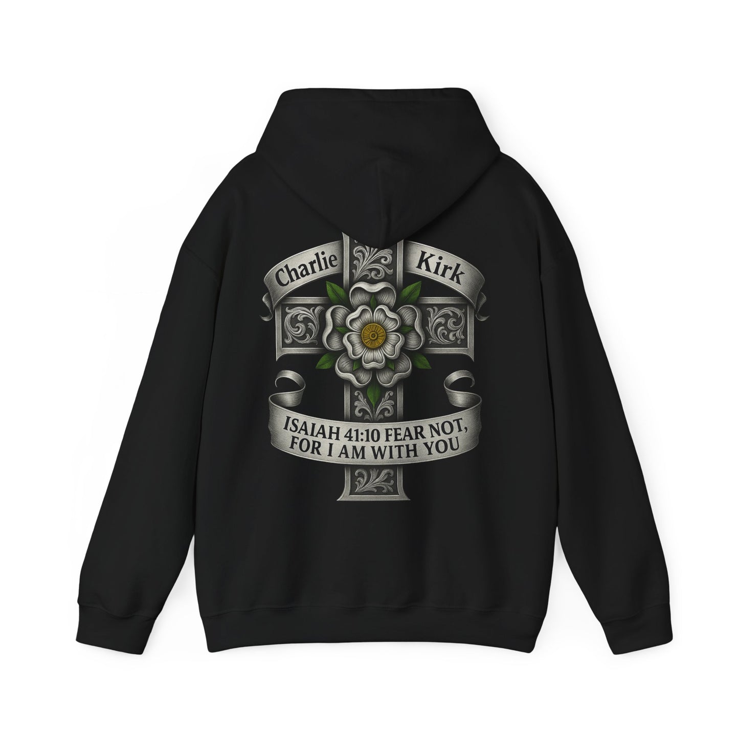 Roar Ember Memorial Unisex Hoodie - Isaiah 41:10 Tribute