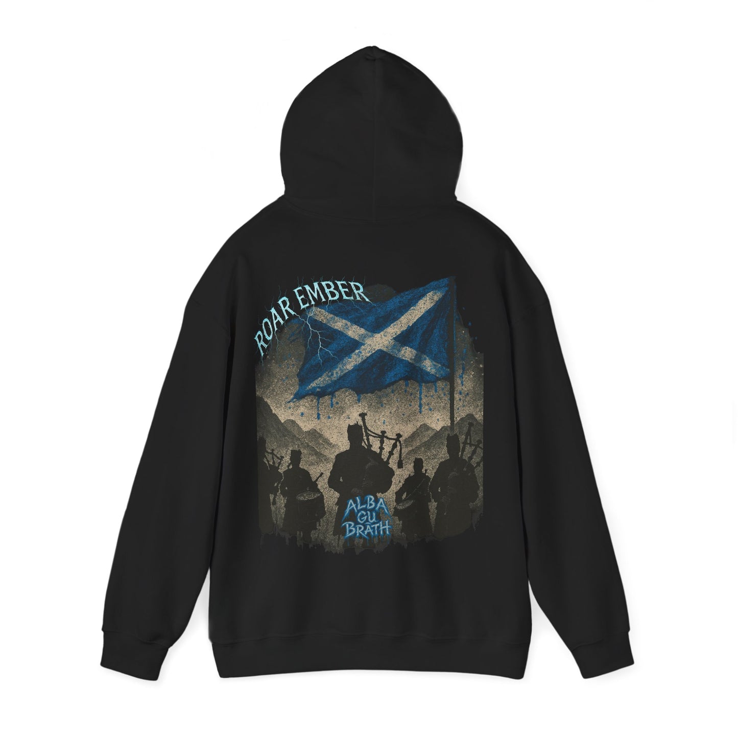 Alba Gu Brath // Saltire Flag ROAR EMBER Hoodie