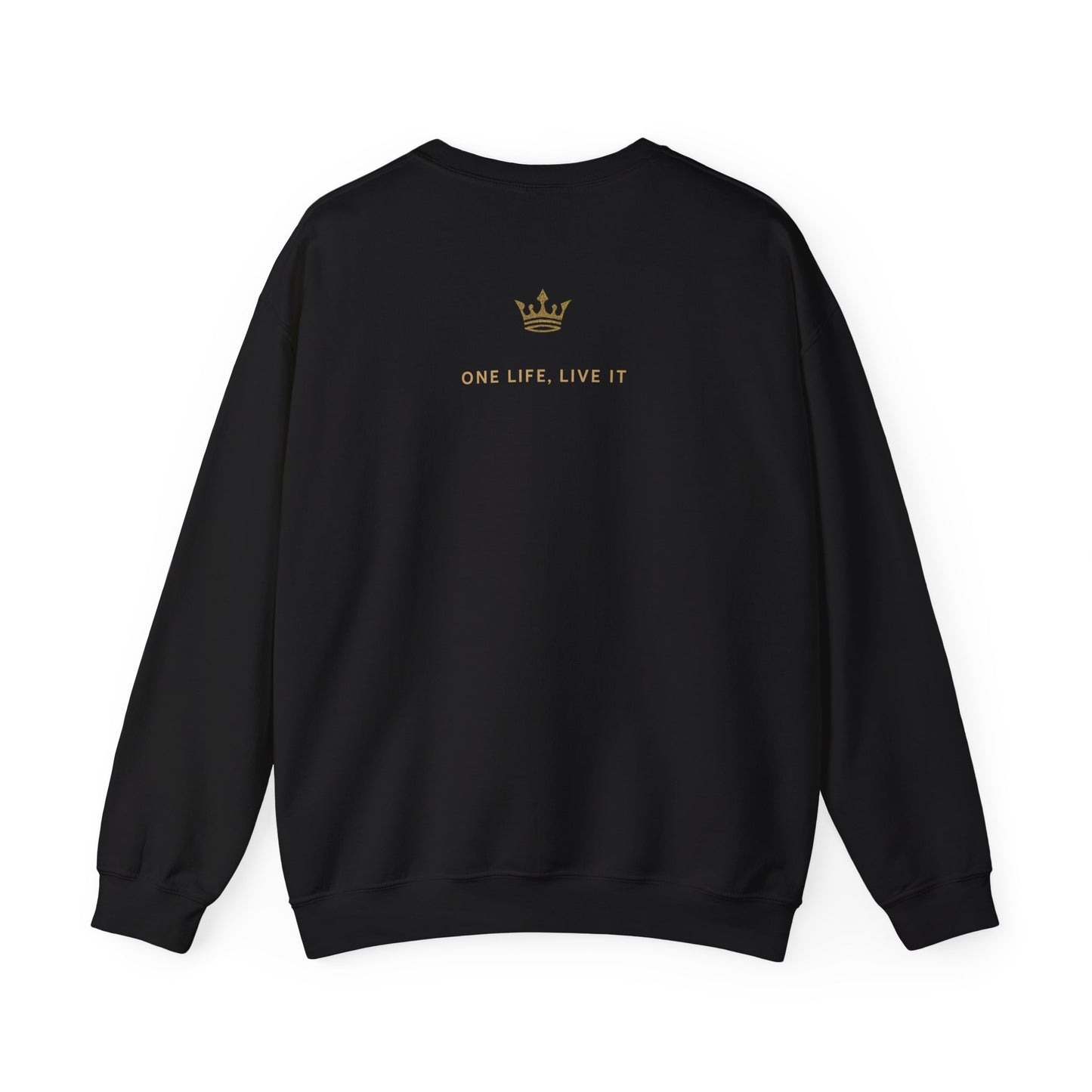 One Life // Live it - Roar Ember Crewneck Sweatshirt