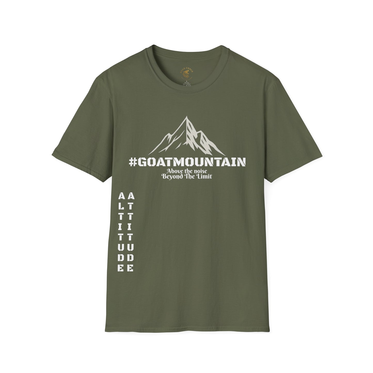 #GOATMOUNTAIN Mountain T-Shirt — Altitude Attitude Outdoor Adventure Tee