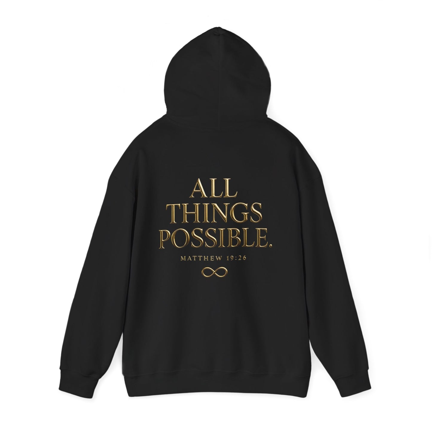 Matthew 19:26 All Things Are Possible - Roar Ember Hoodie