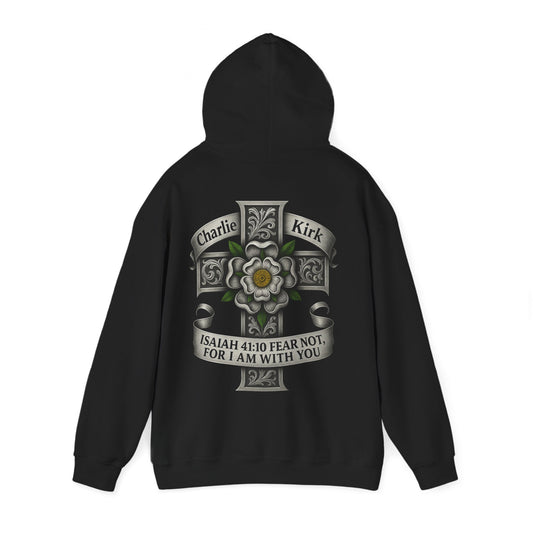 Roar Ember Memorial Unisex Hoodie - Isaiah 41:10 Tribute